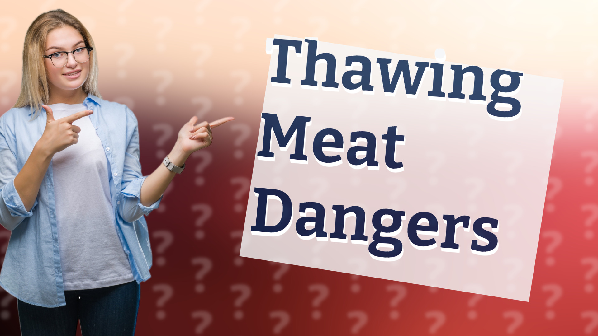 Thawing Meat Dangers
