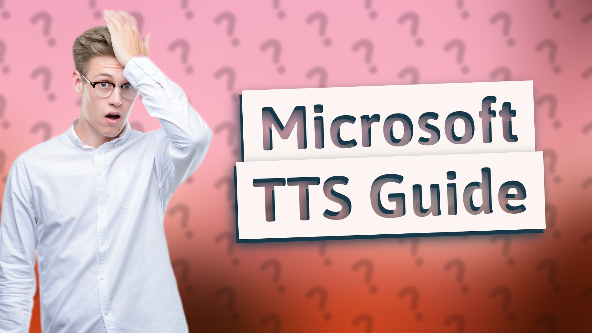 Microsoft TTS Guide