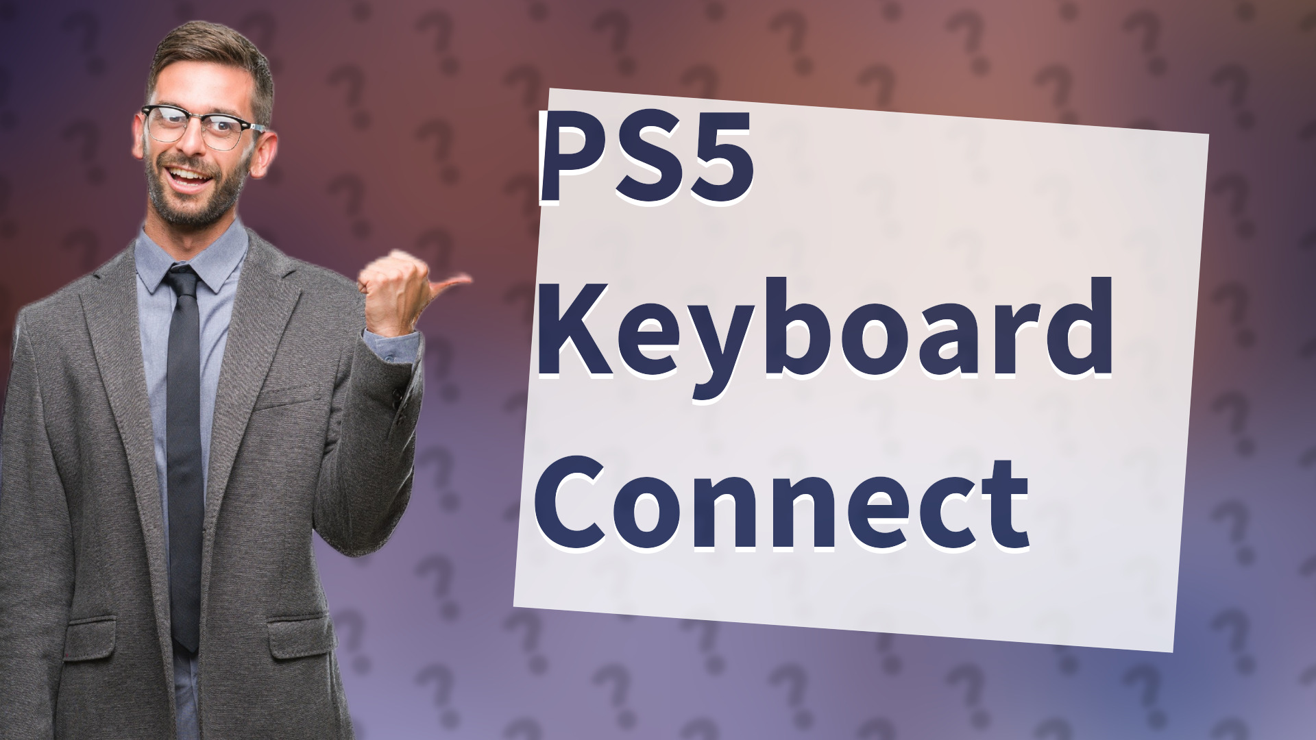 PS5 Keyboard Connect