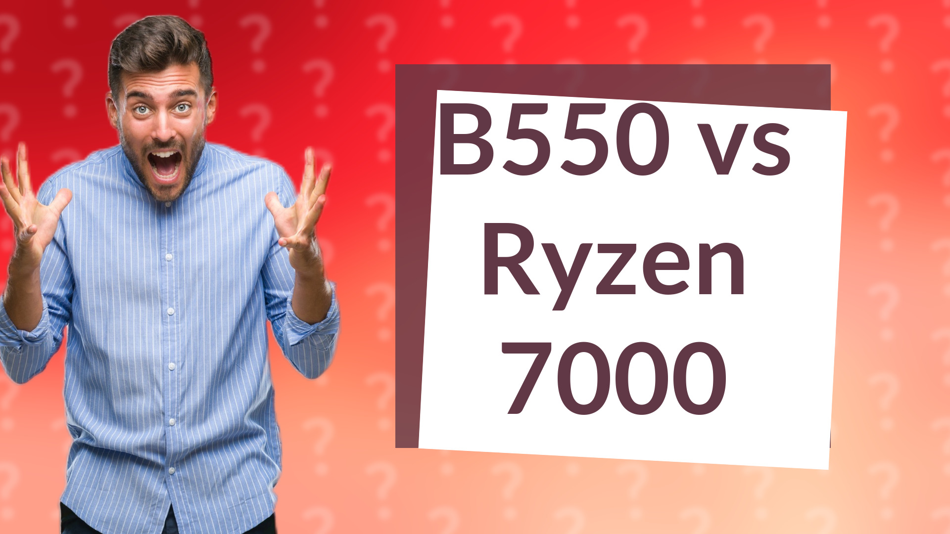 B550 vs Ryzen 7000