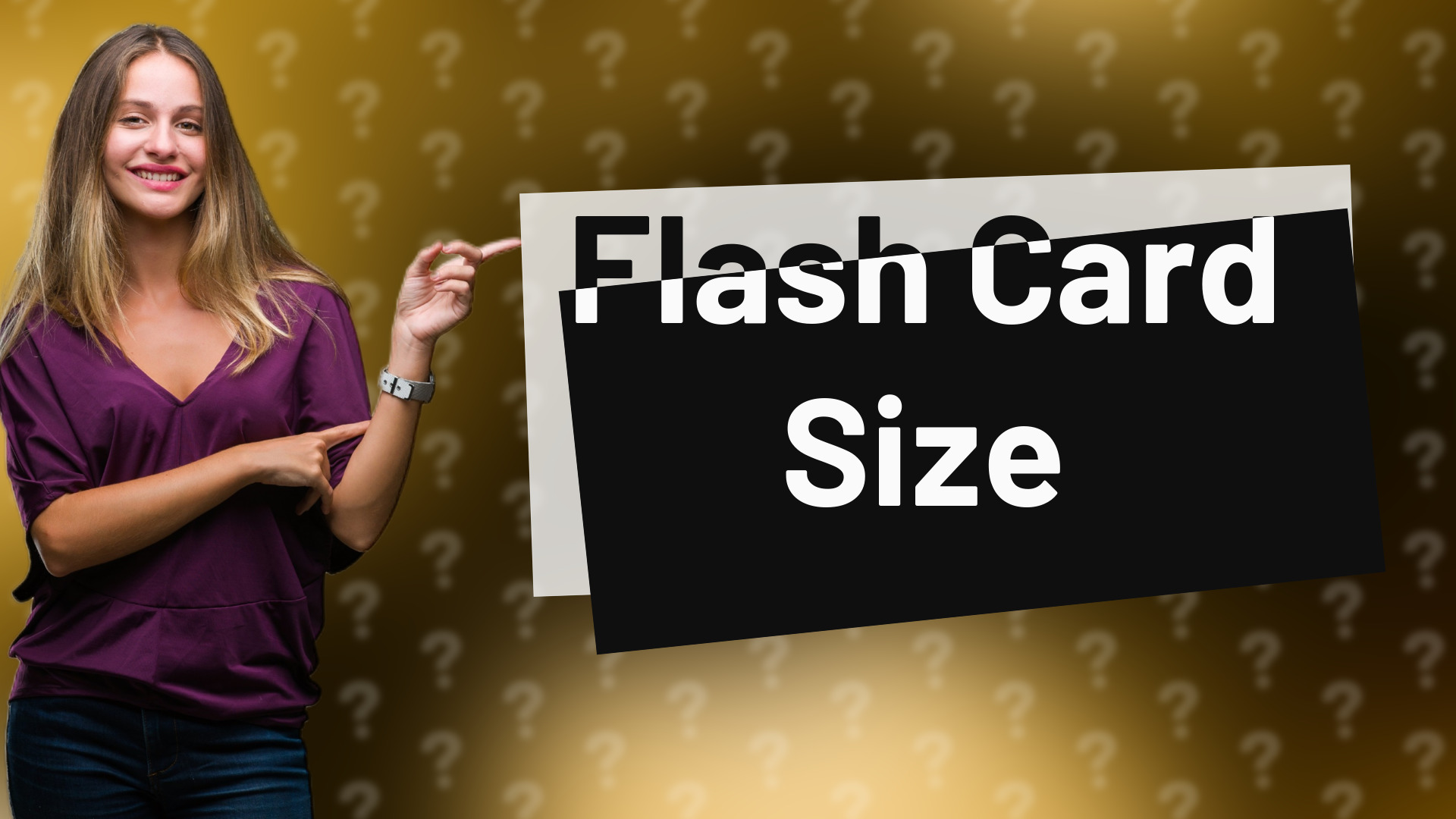Flash Card Size