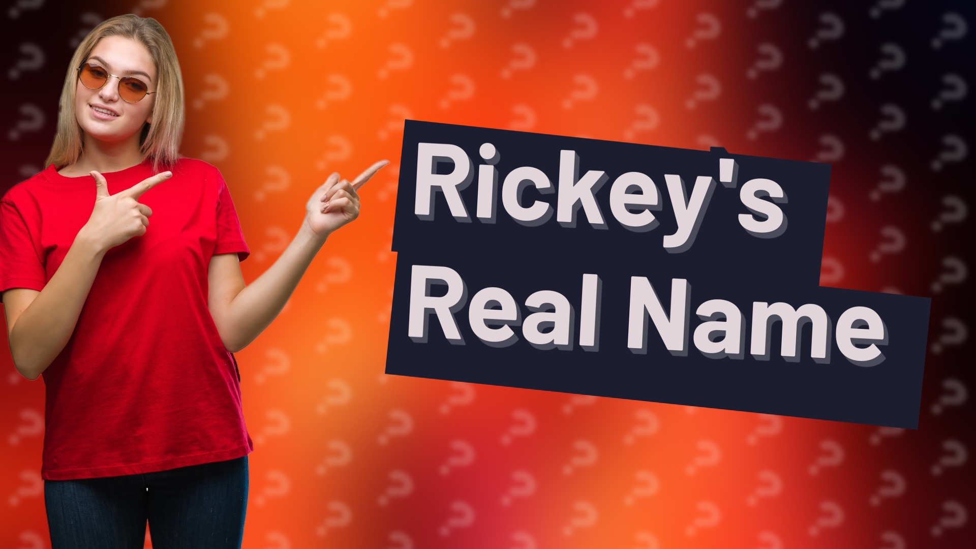 Rickey's Real Name