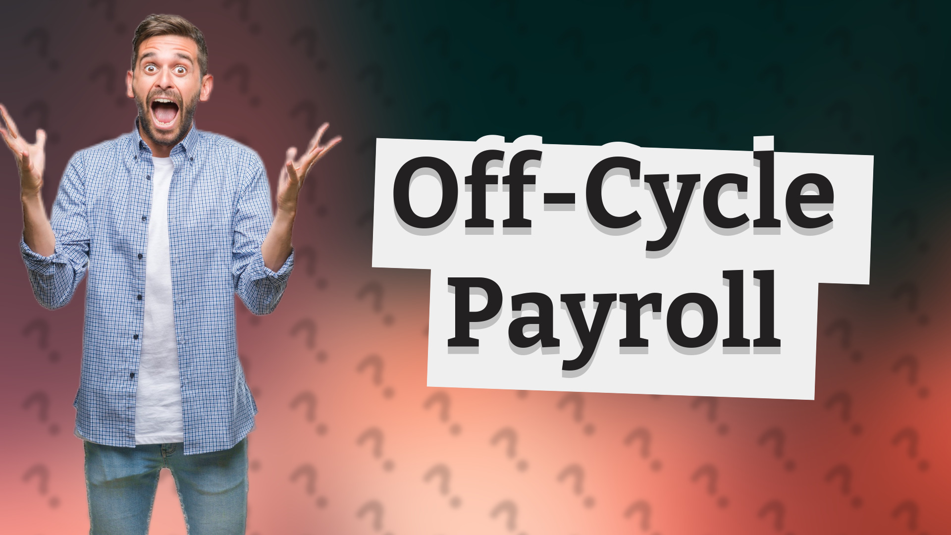 Off-Cycle Payroll