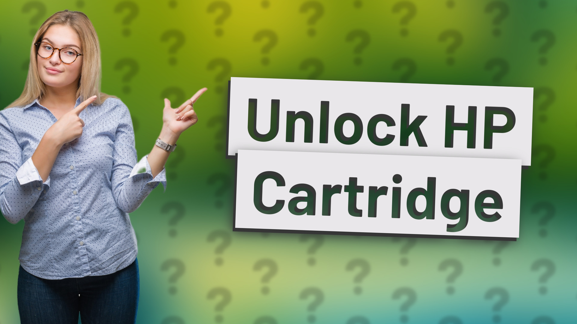 Unlock HP Cartridge