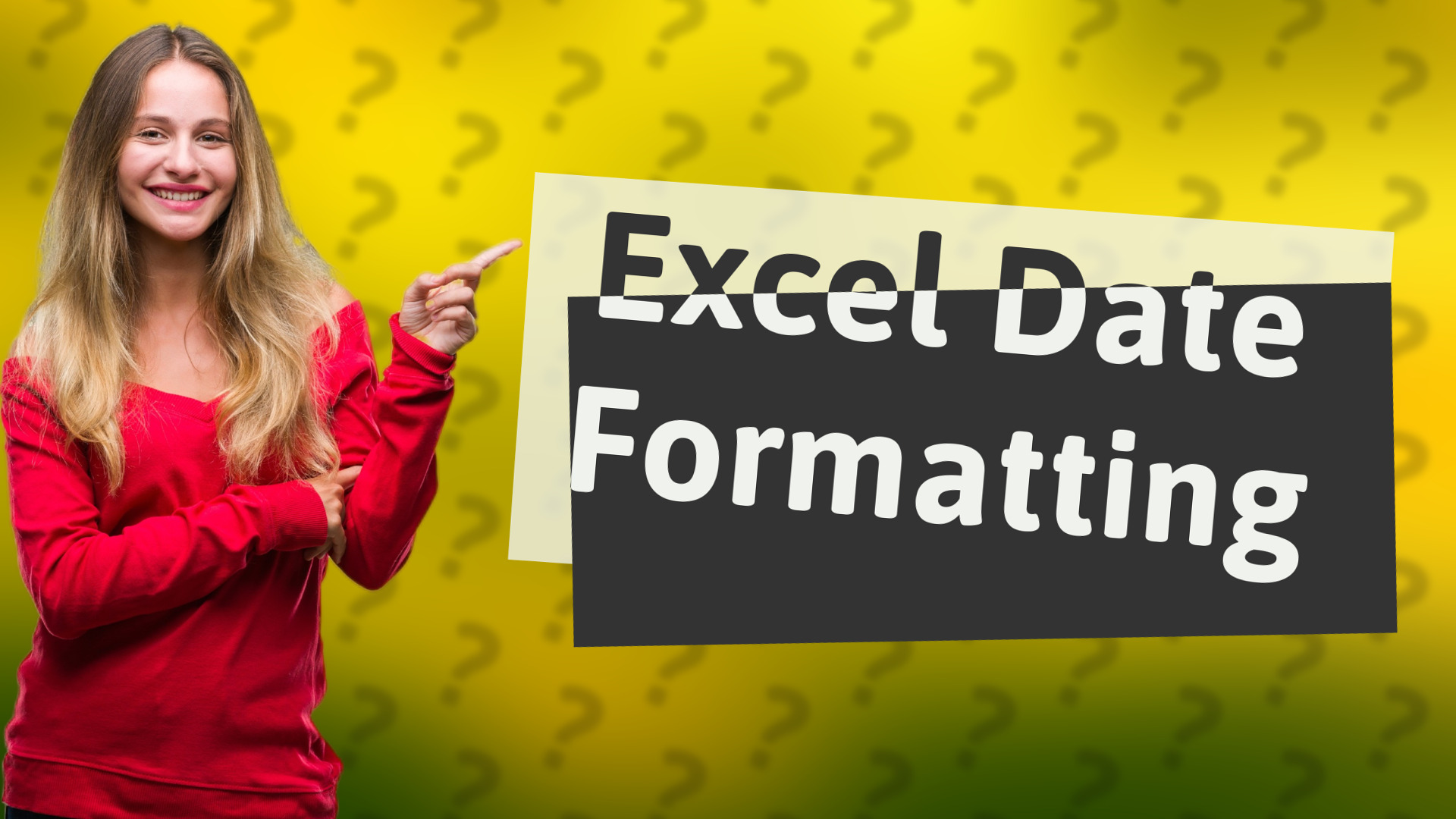 Excel Date Formatting