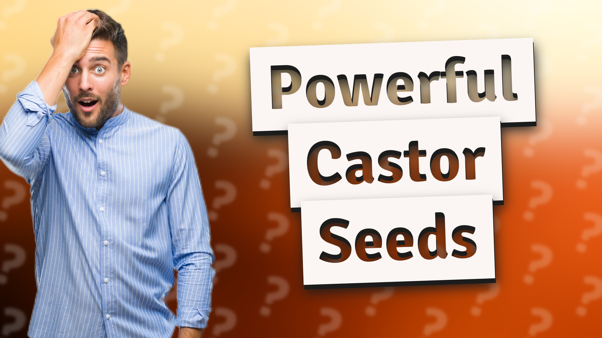Powerful Castor Seeds