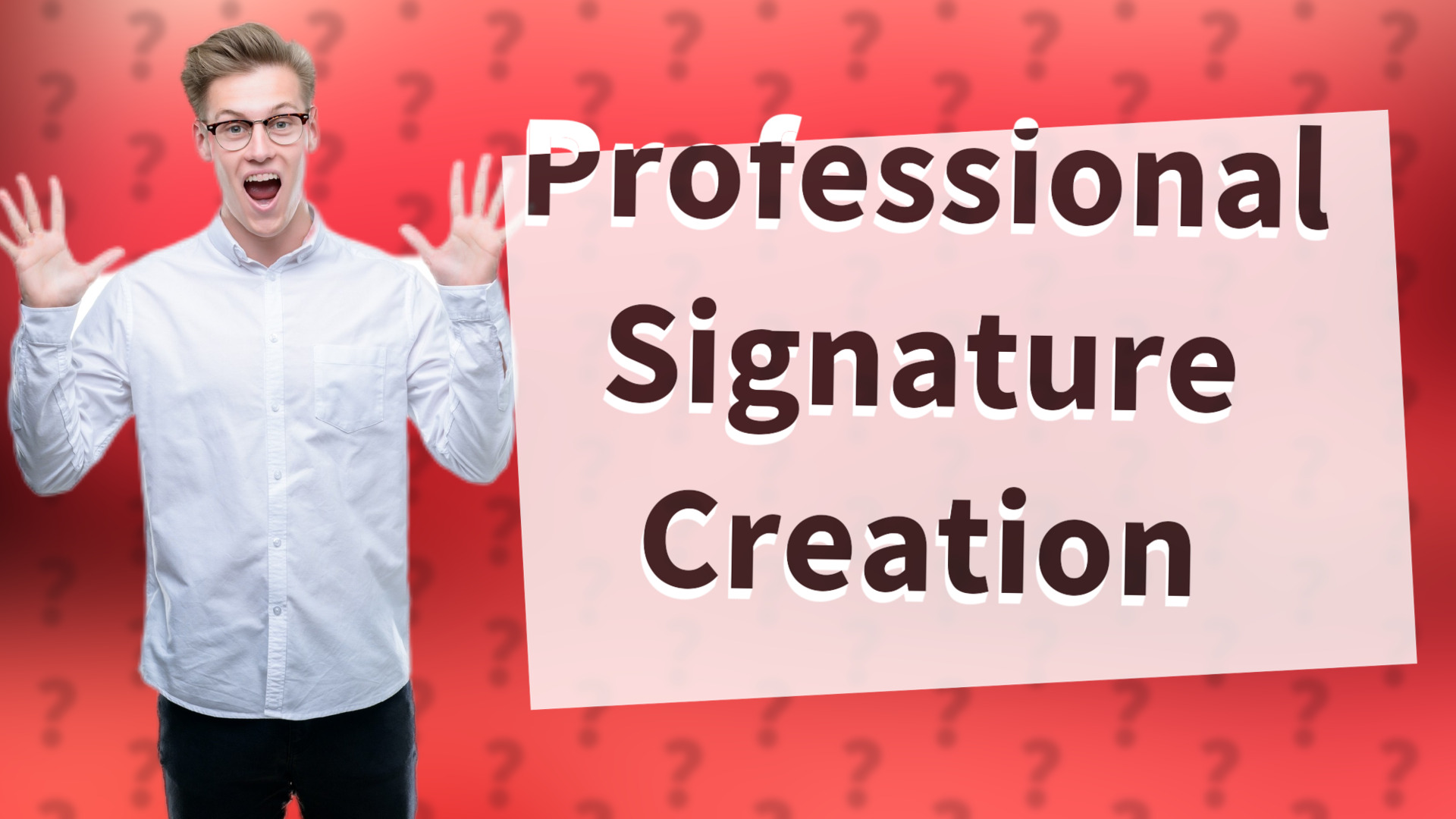 Professional Signature Creation