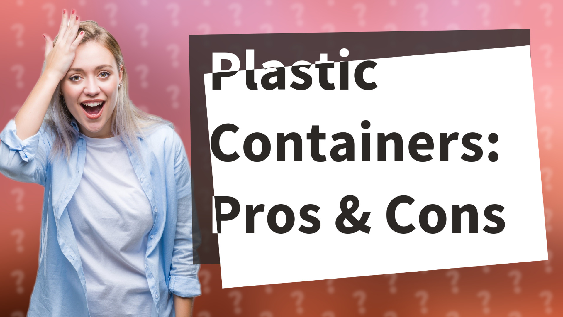 Plastic Containers: Pros & Cons