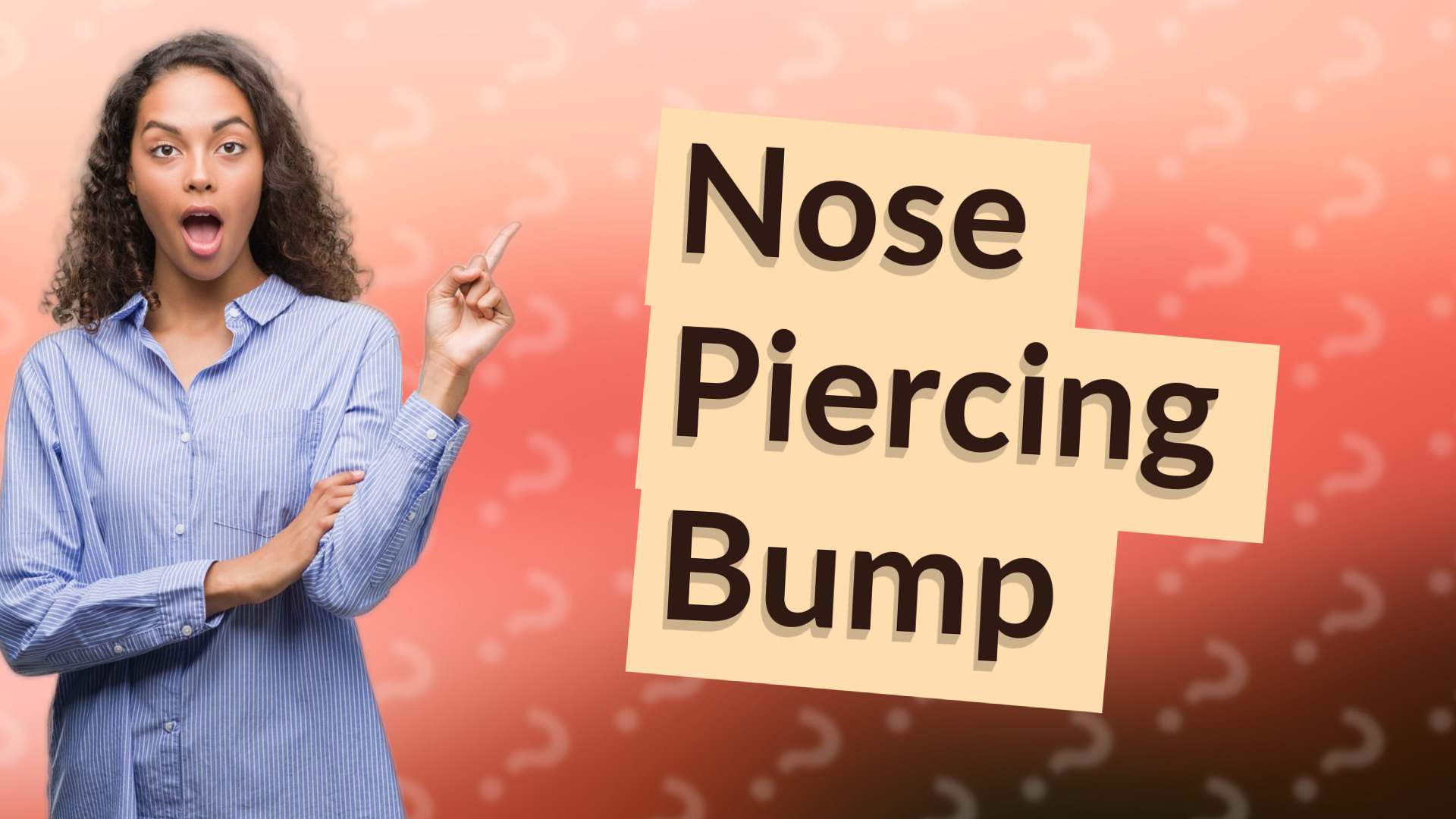Nose Piercing Bump