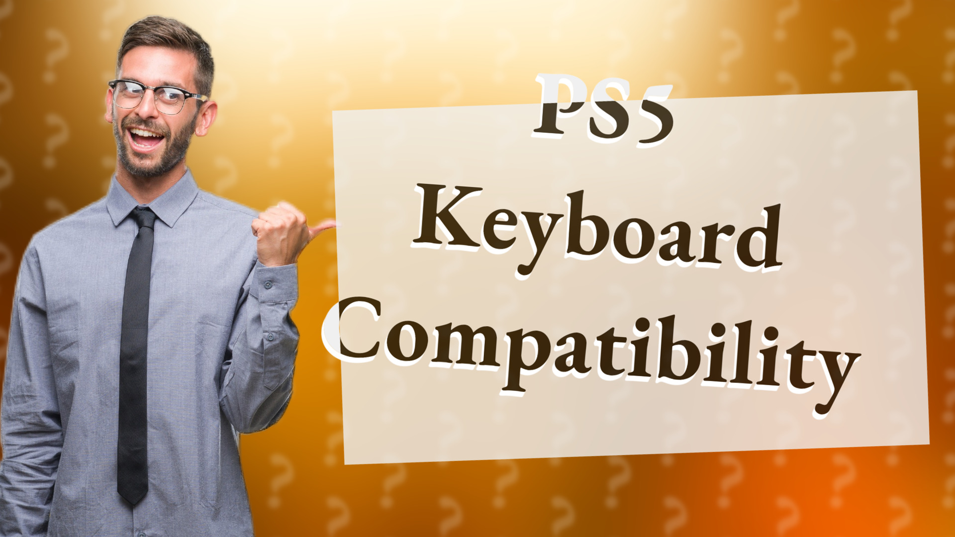 PS5 Keyboard Compatibility