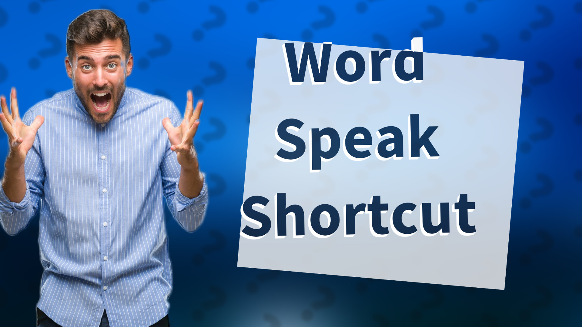 Word Speak Shortcut