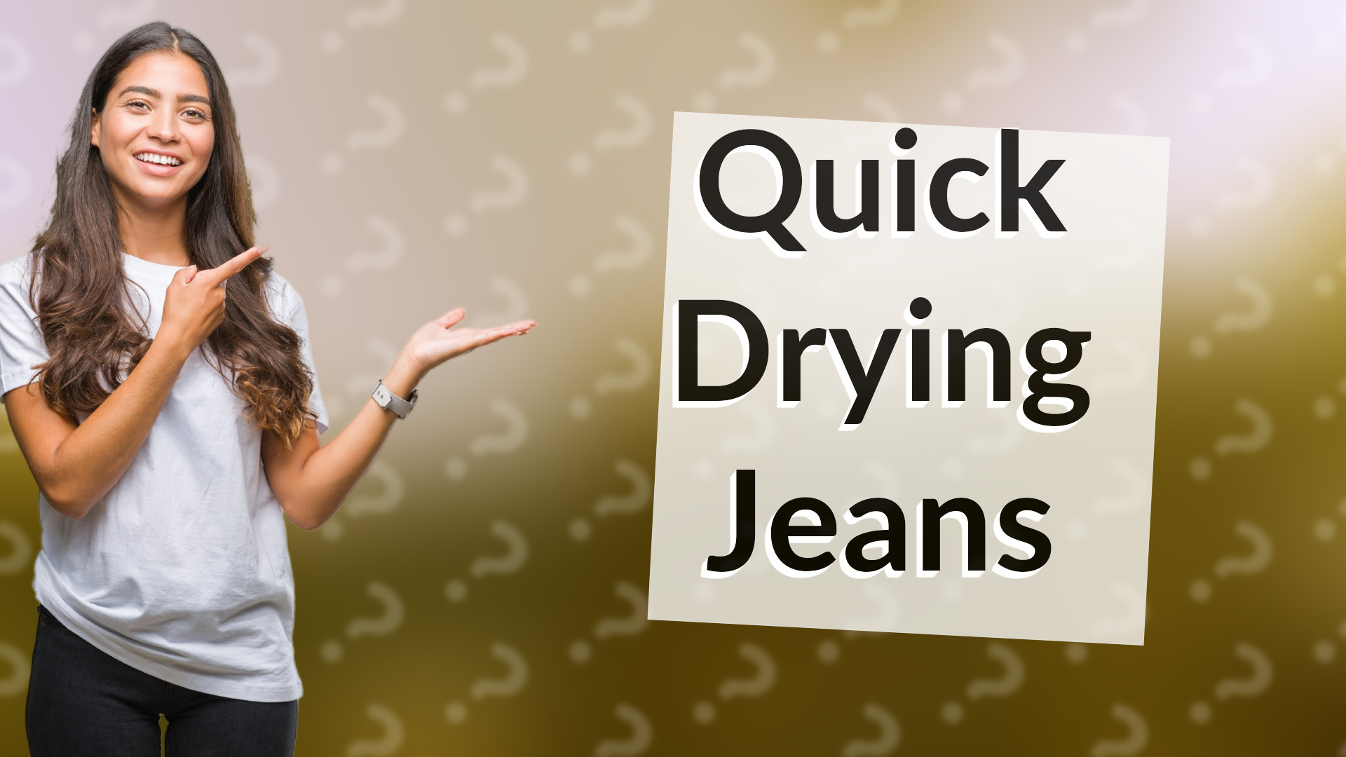 Quick Drying Jeans