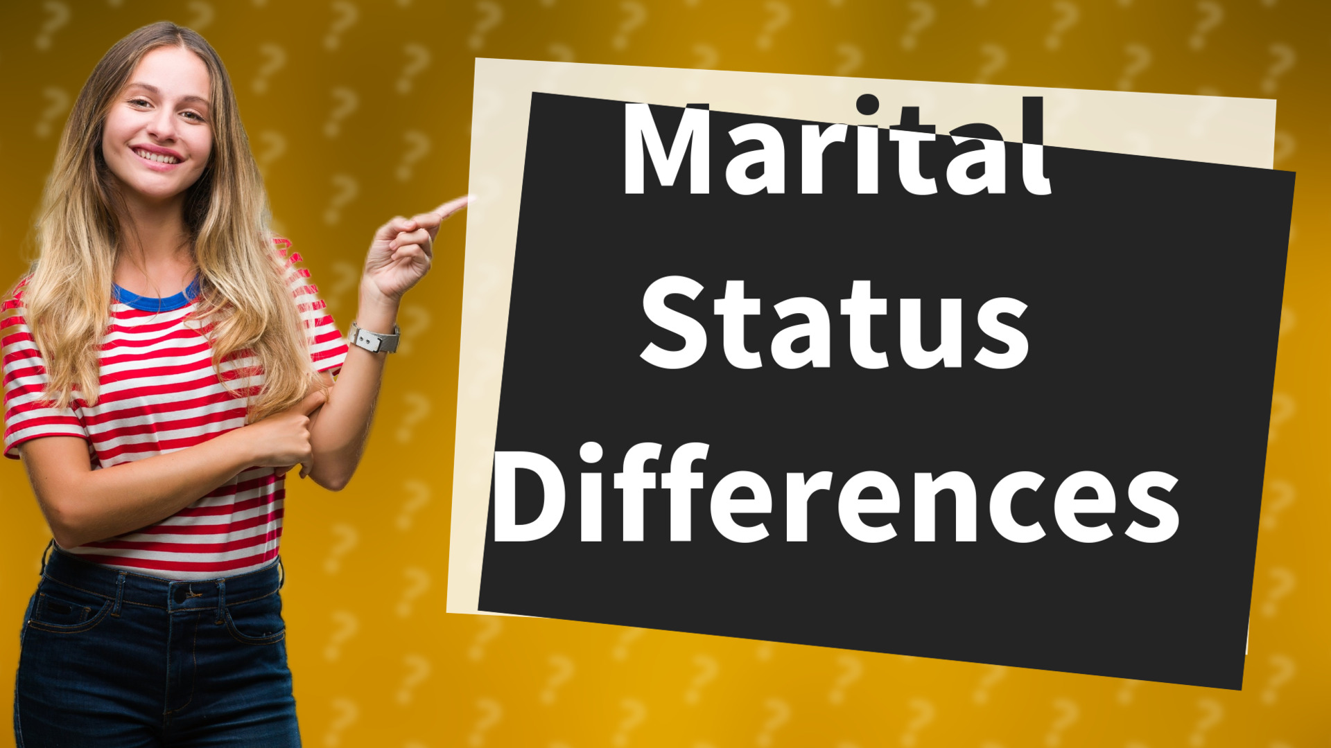 Marital Status Differences