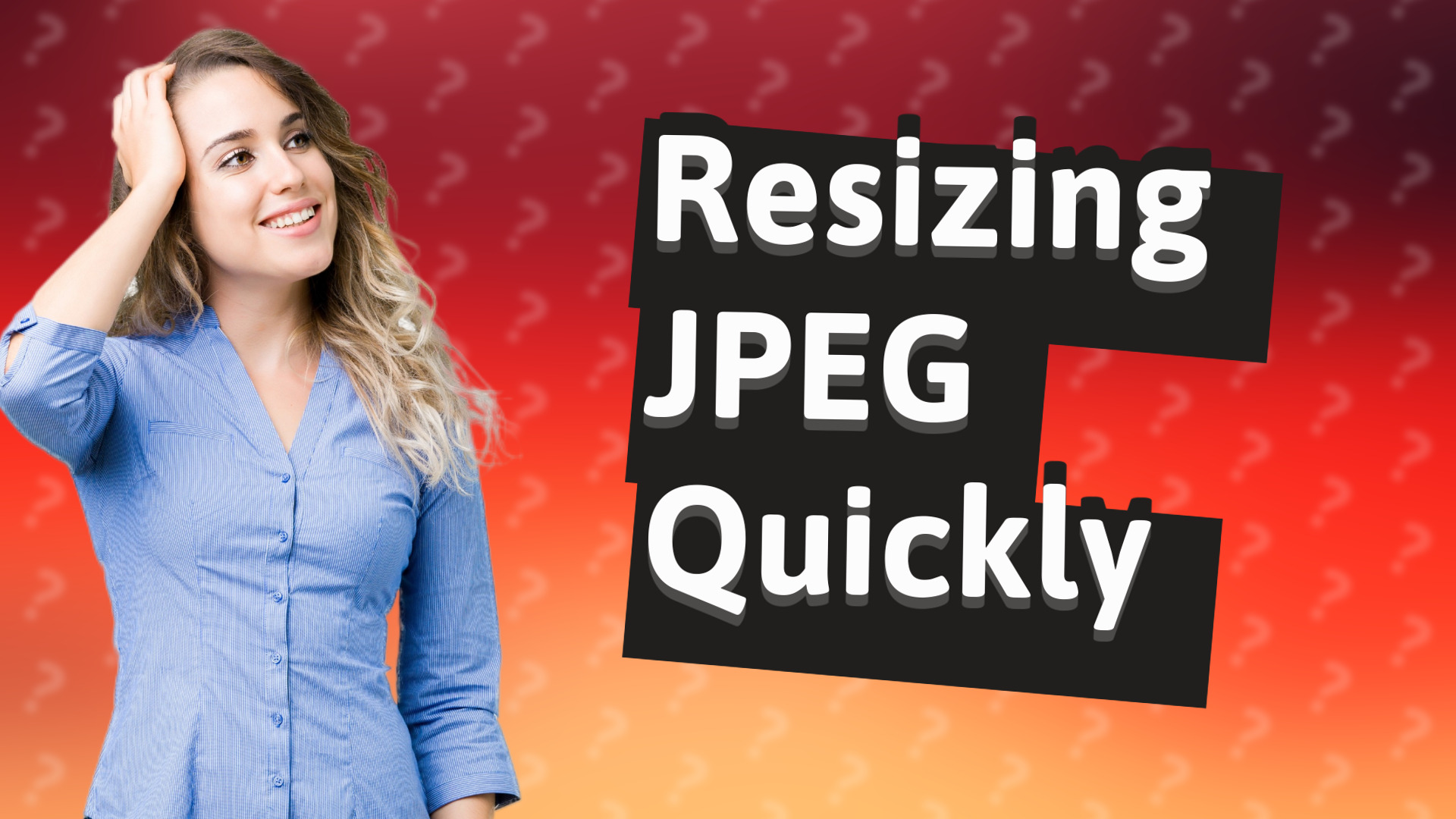 Resizing JPEG Quickly