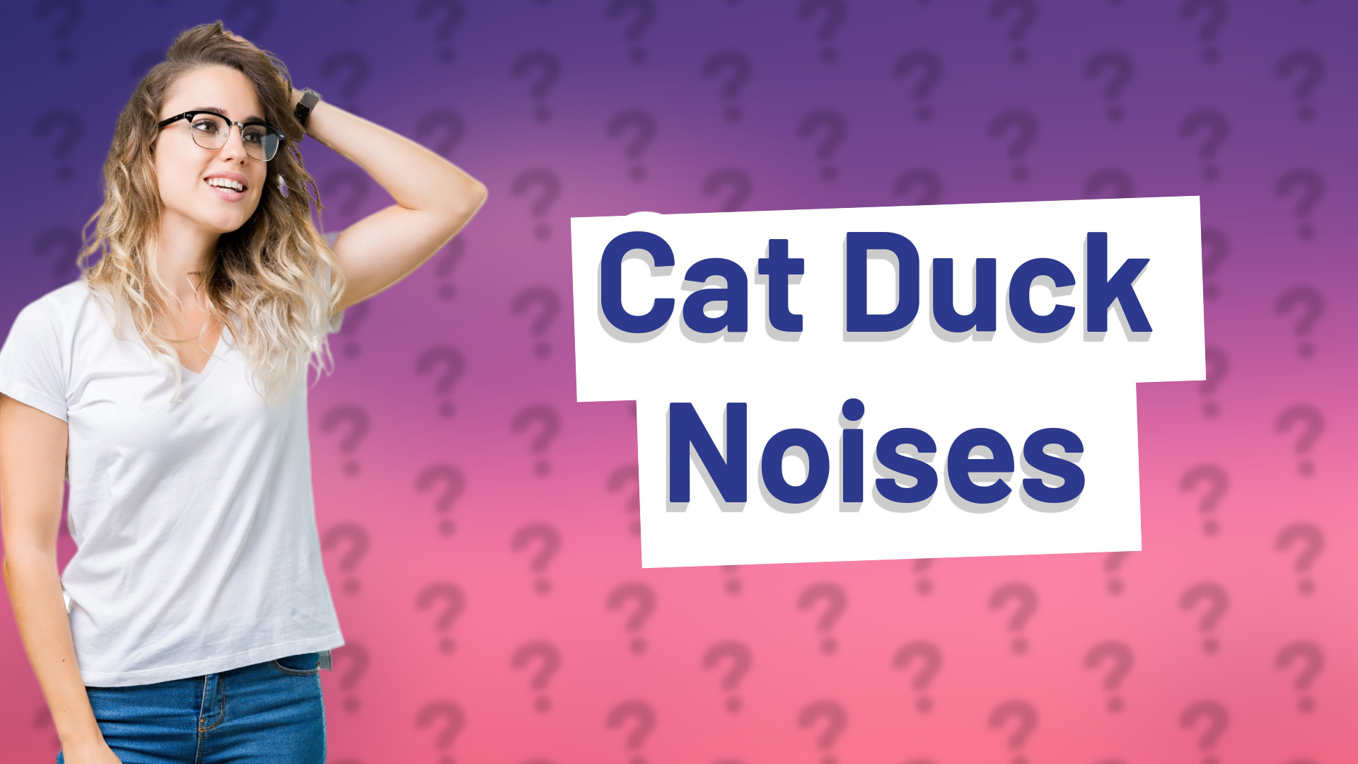Cat Duck Noises