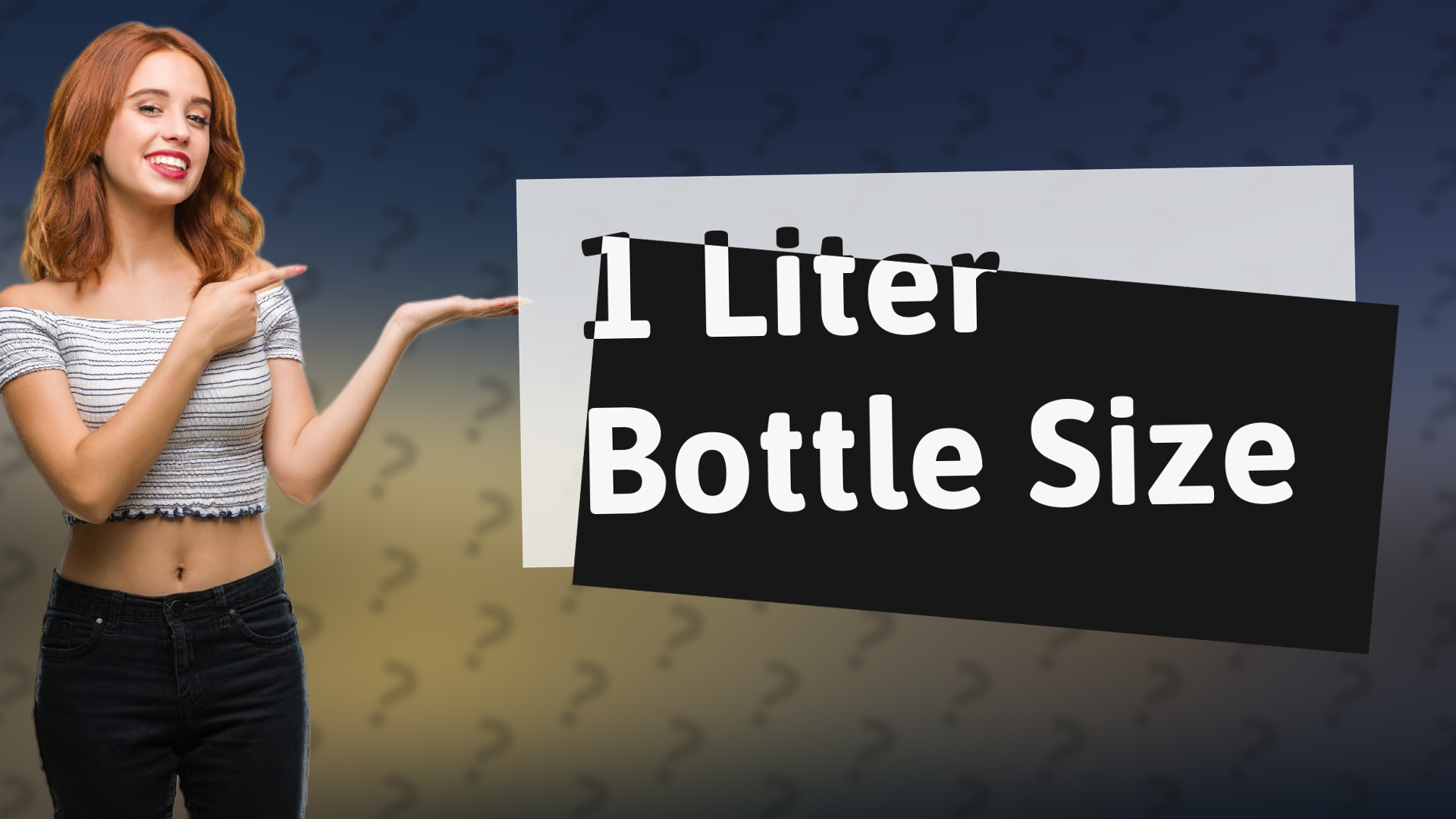 1 Liter Bottle Size