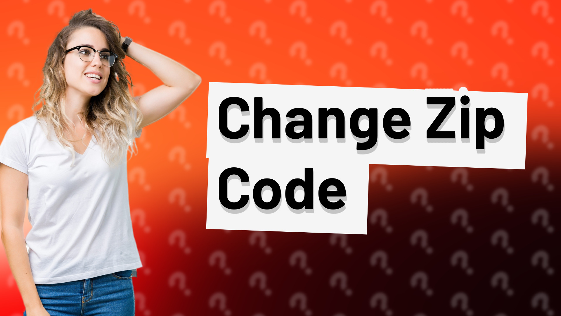 Change Zip Code