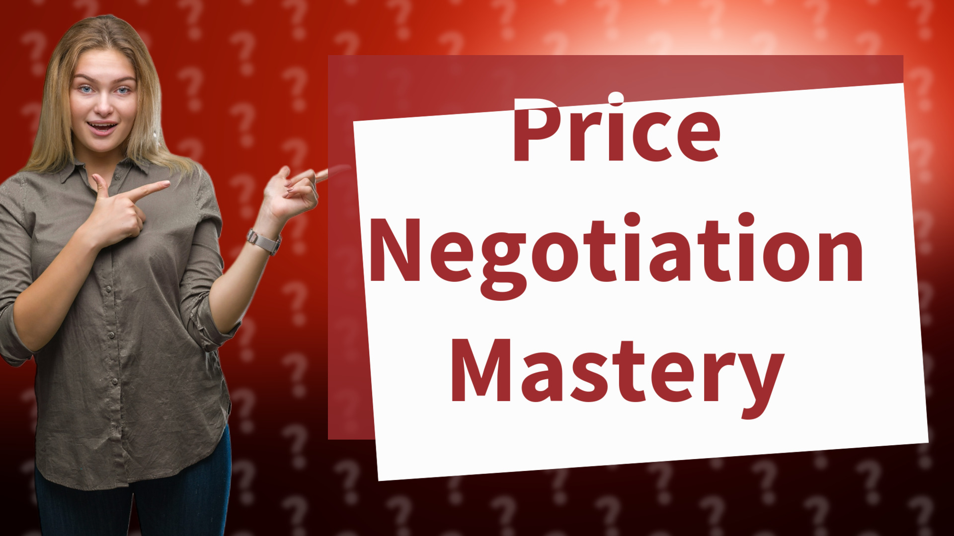 Price Negotiation Mastery