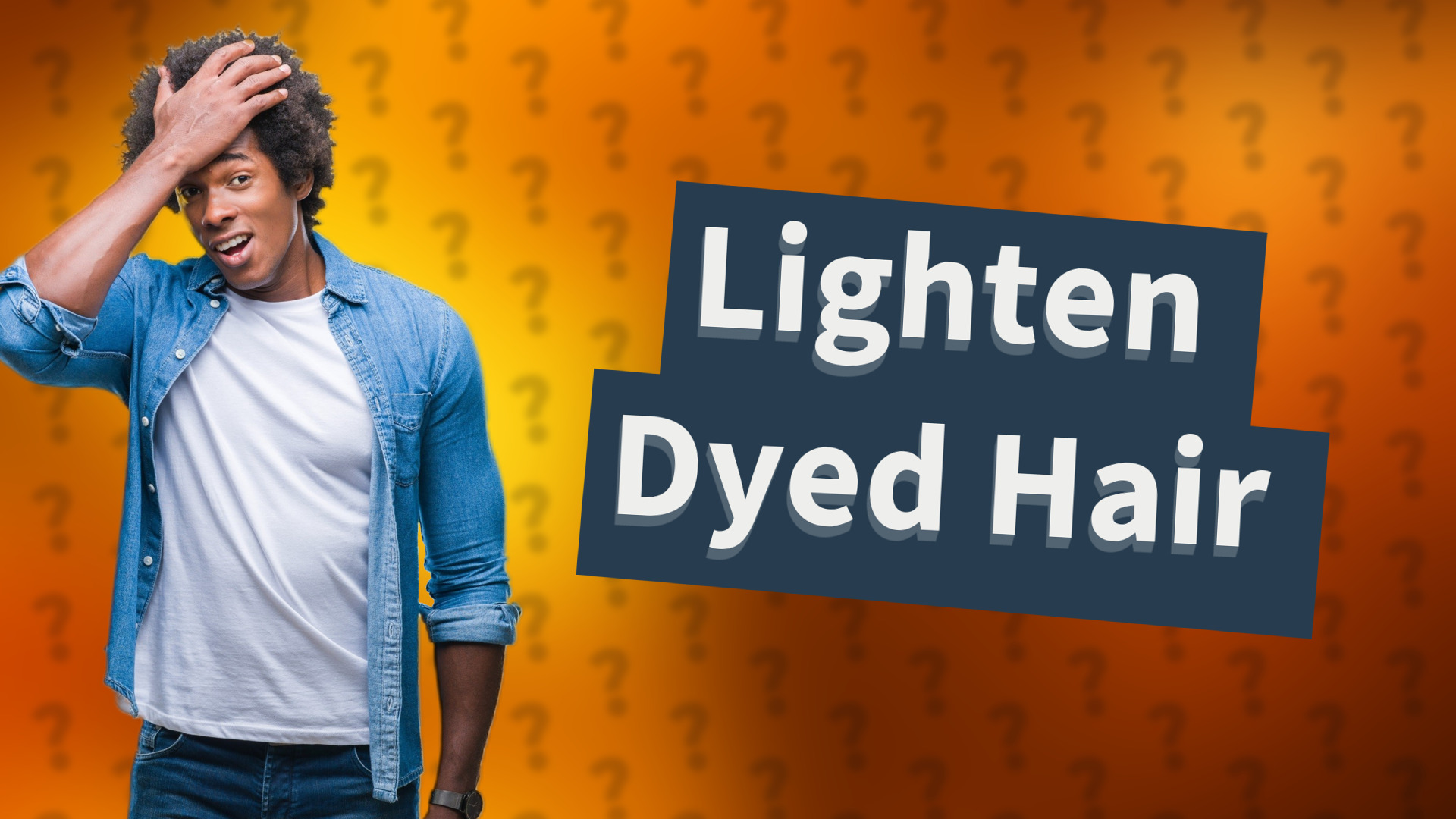 Lighten Dyed Hair