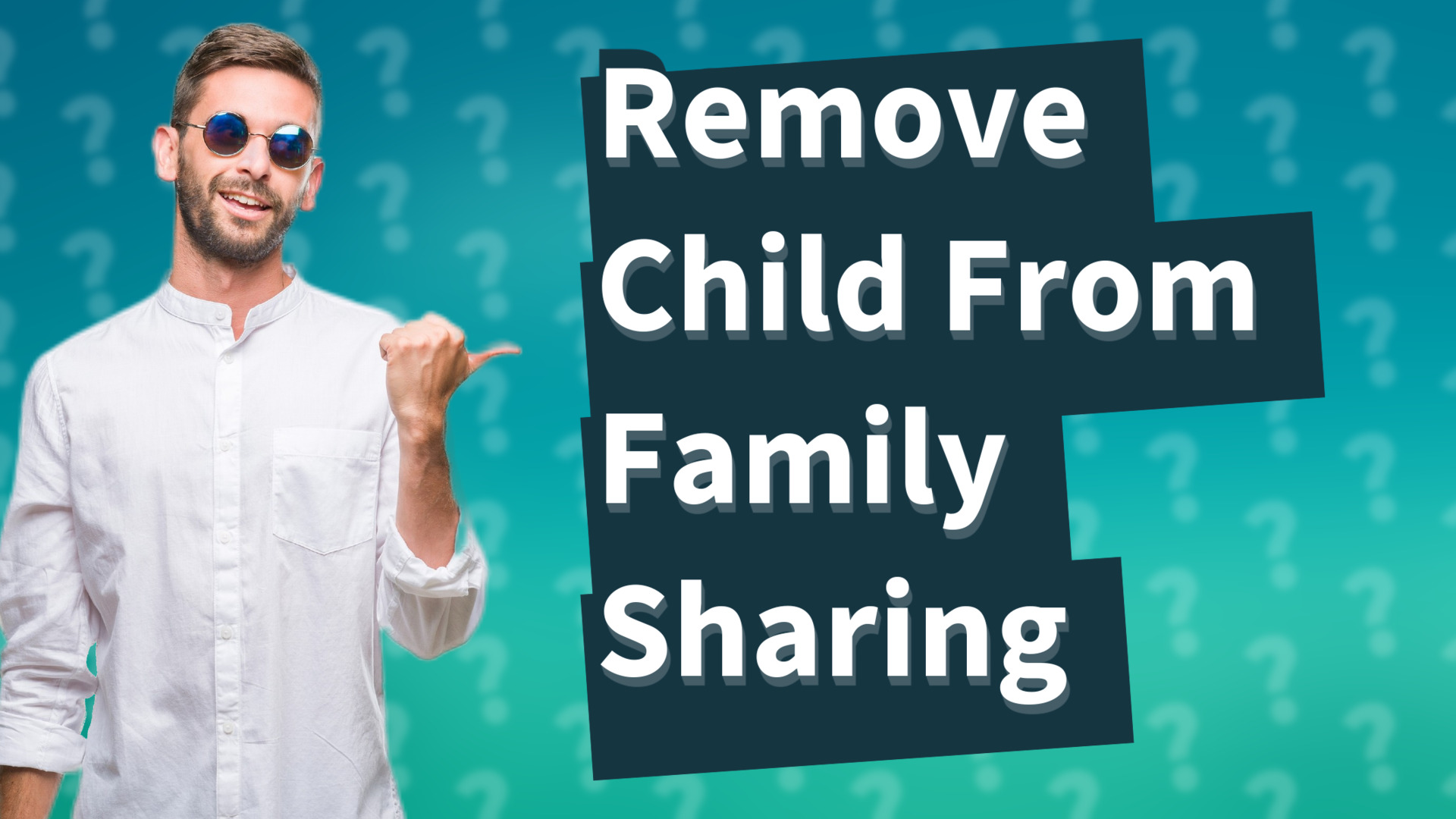 Remove Child From Family Sharing
