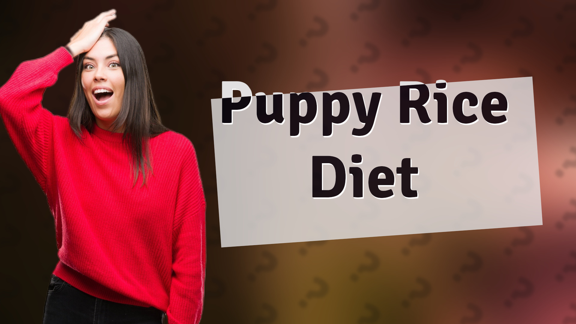 Puppy Rice Diet
