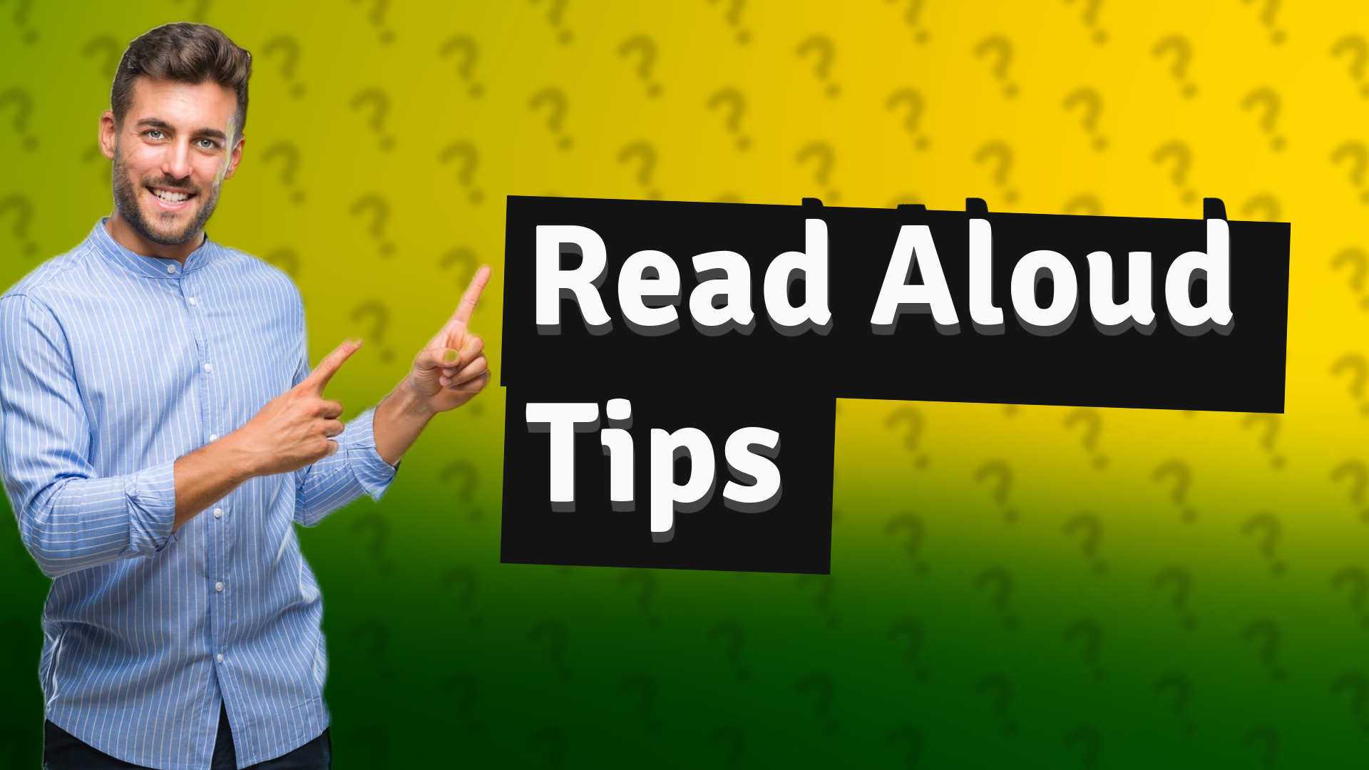Read Aloud Tips