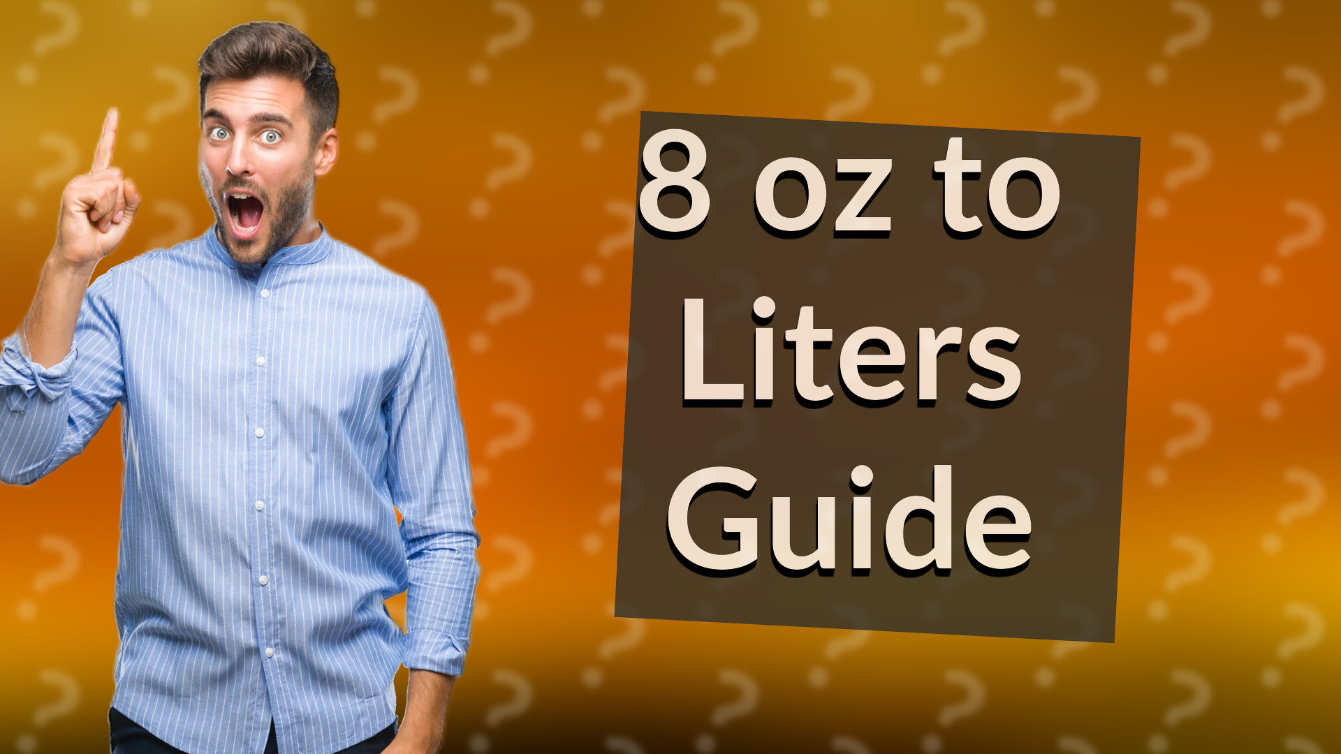 8 oz to Liters Guide