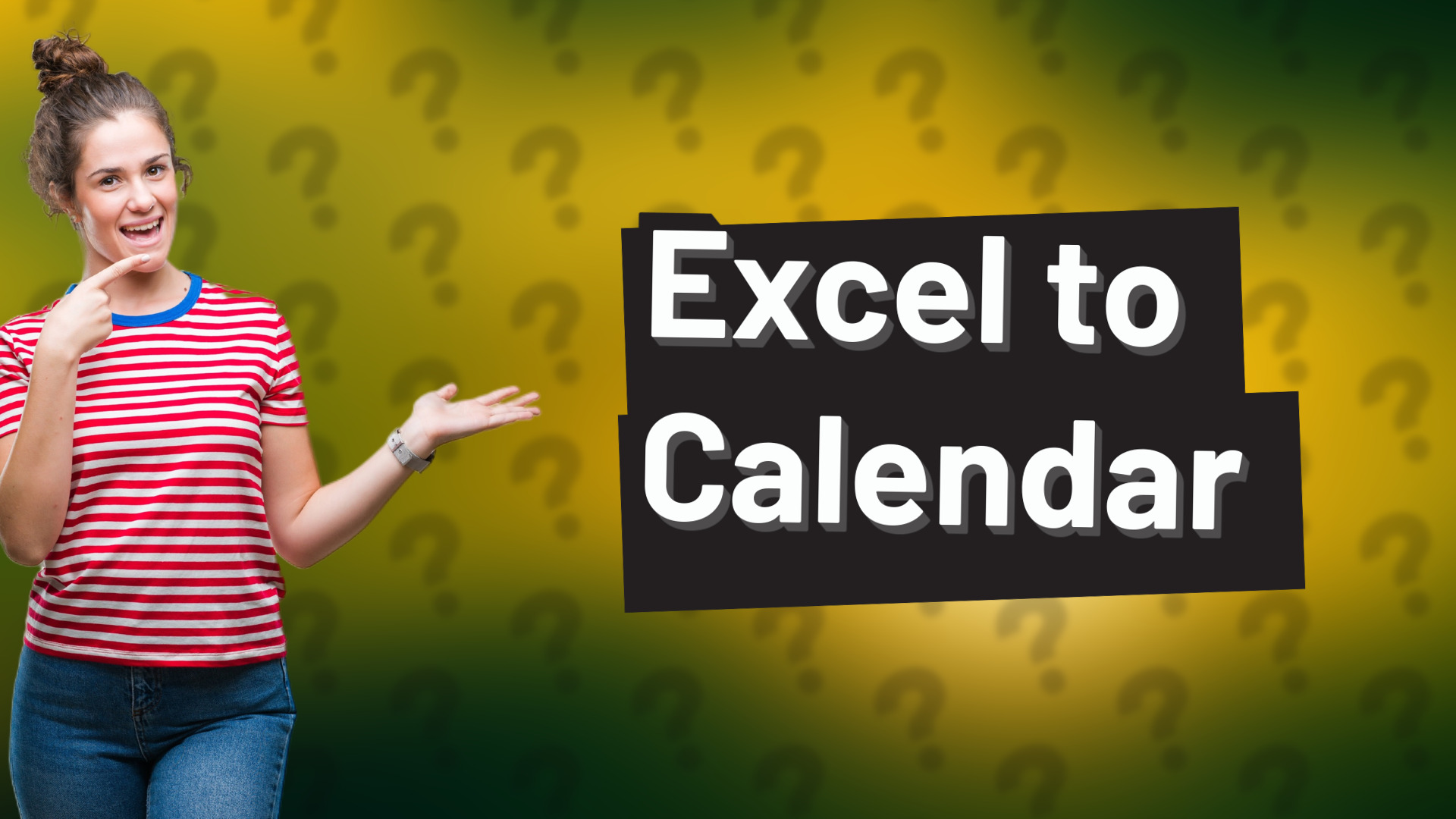 Excel to Calendar