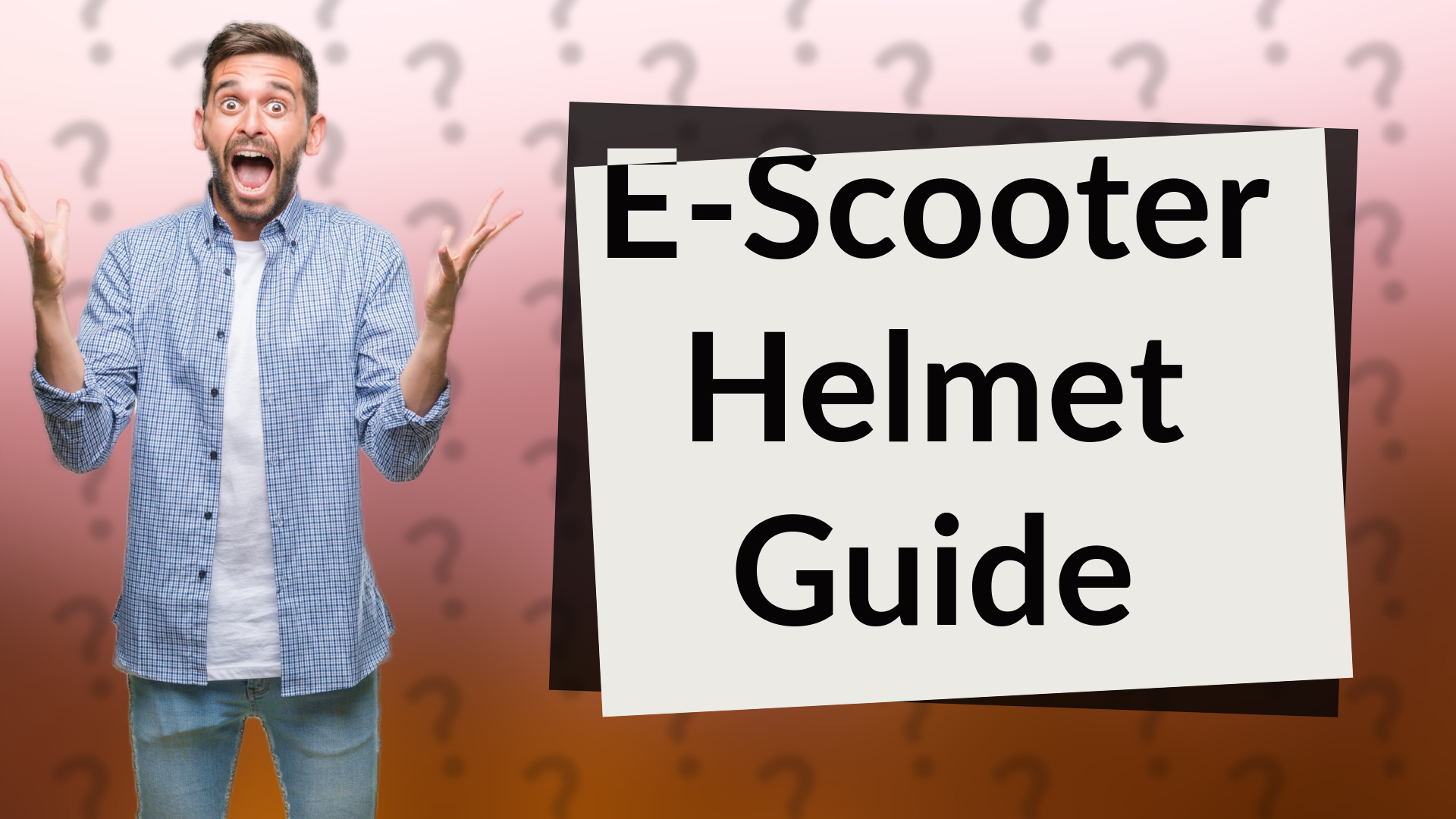 E-Scooter Helmet Guide