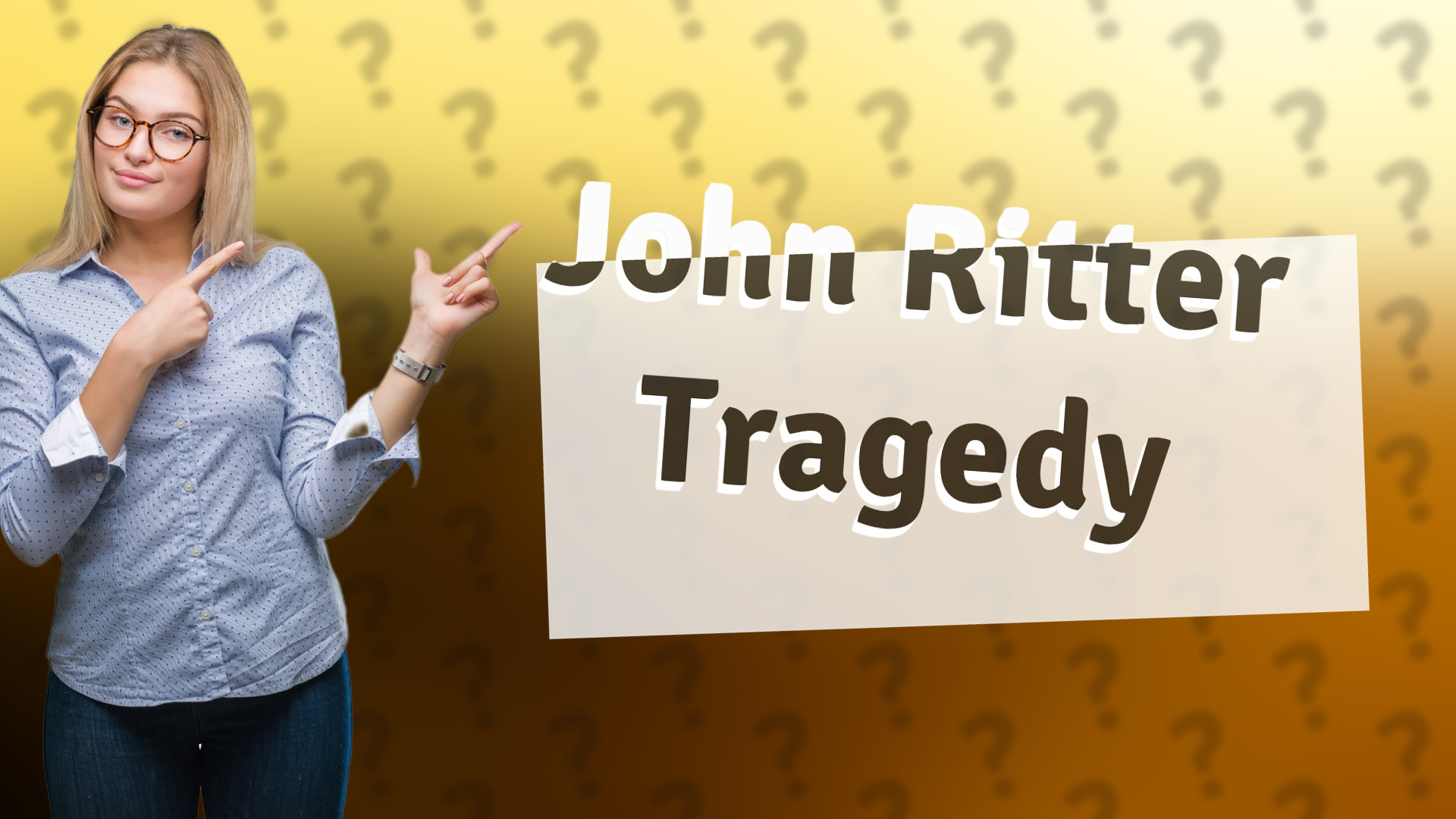 John Ritter Tragedy