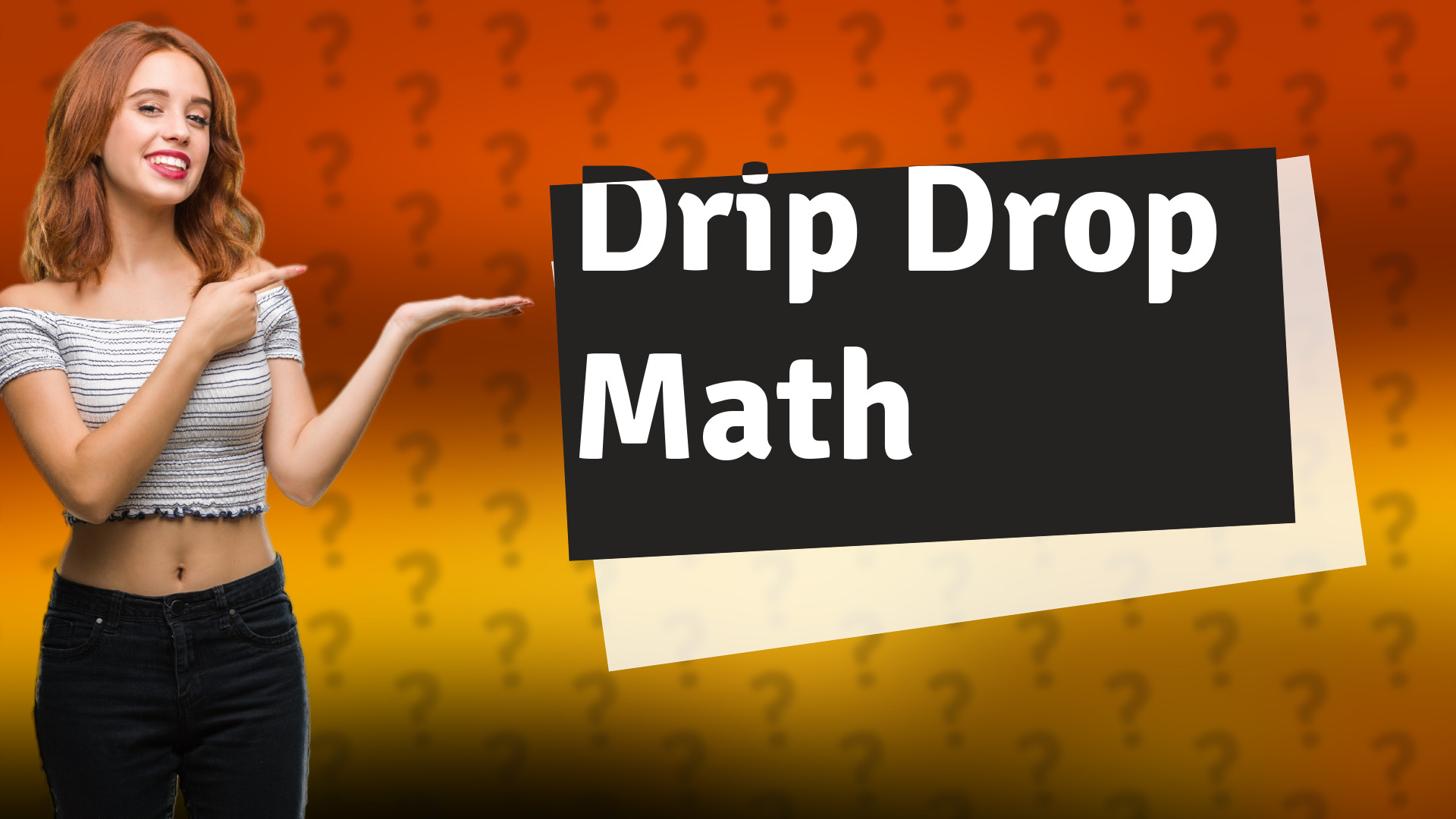 Drip Drop Math