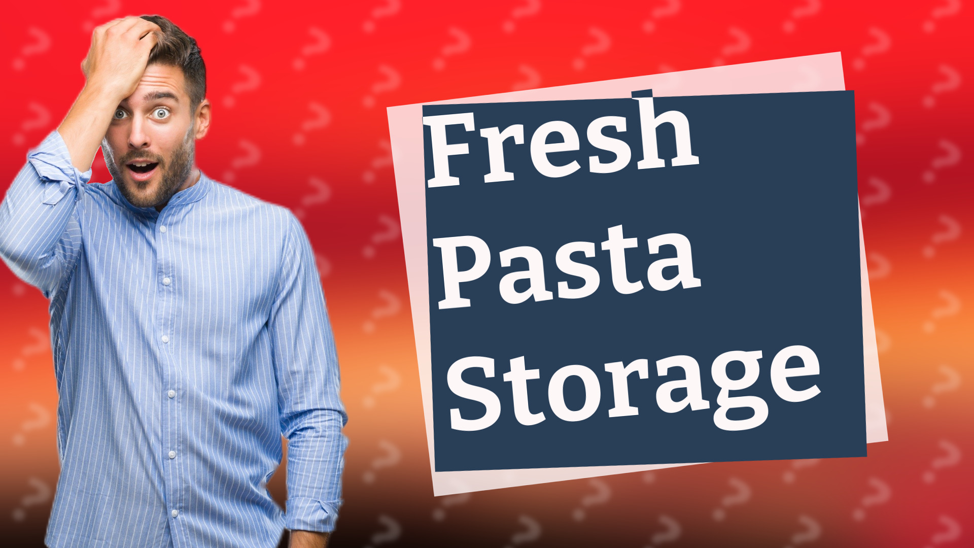 Fresh Pasta Storage