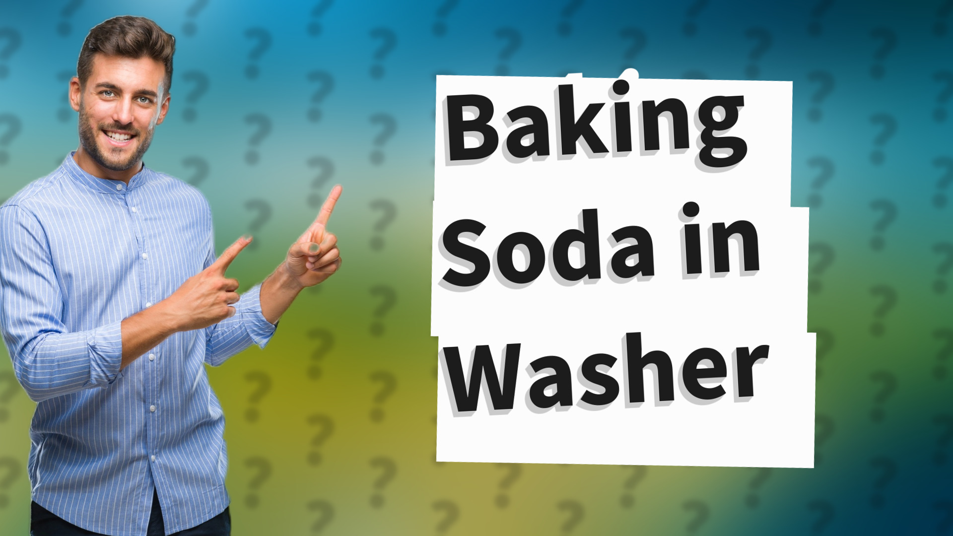 Baking Soda in Washer