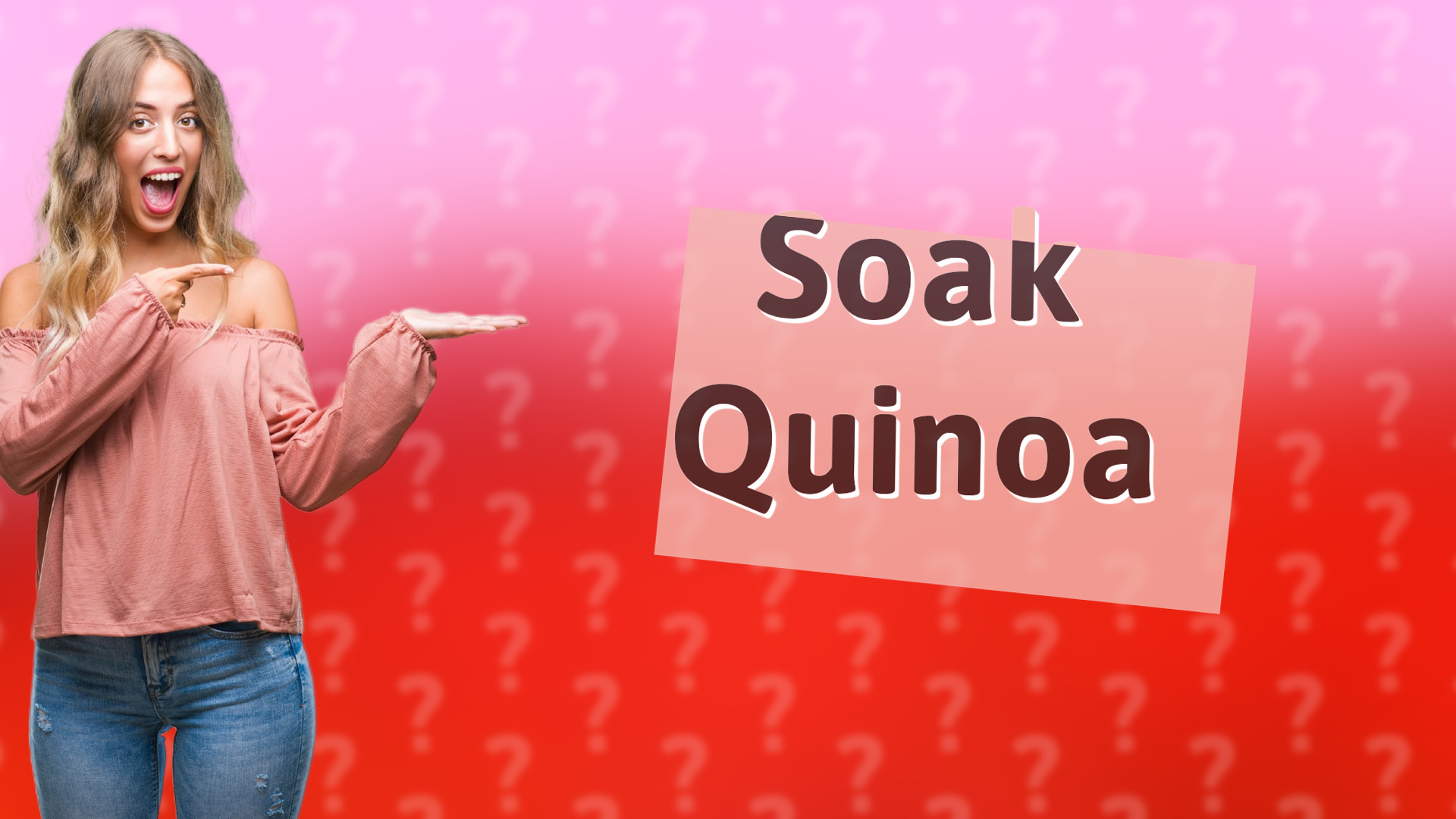 Soak Quinoa