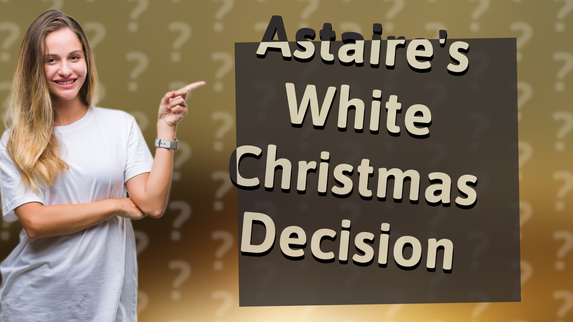 Astaire's White Christmas Decision