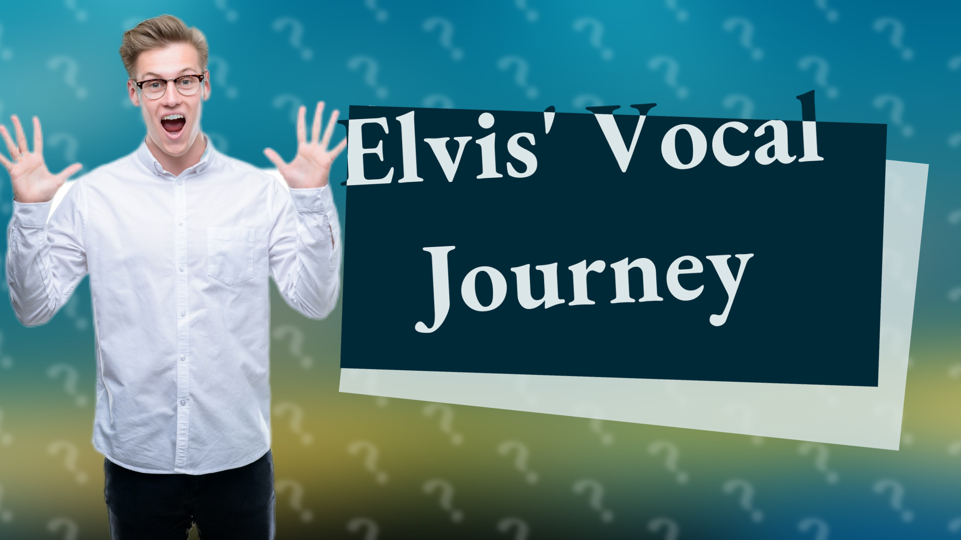 Elvis' Vocal Journey