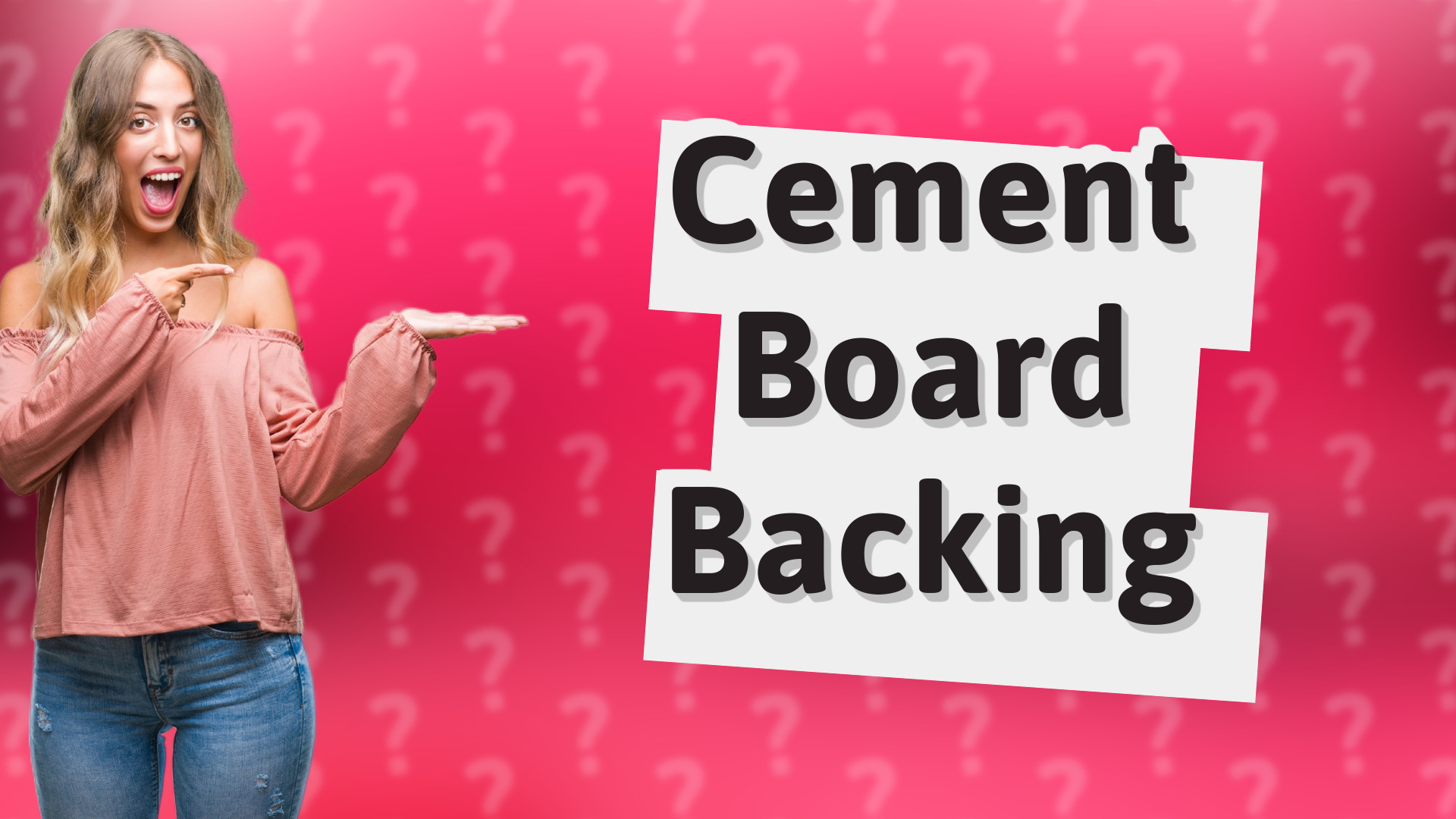 Cement Board Backing