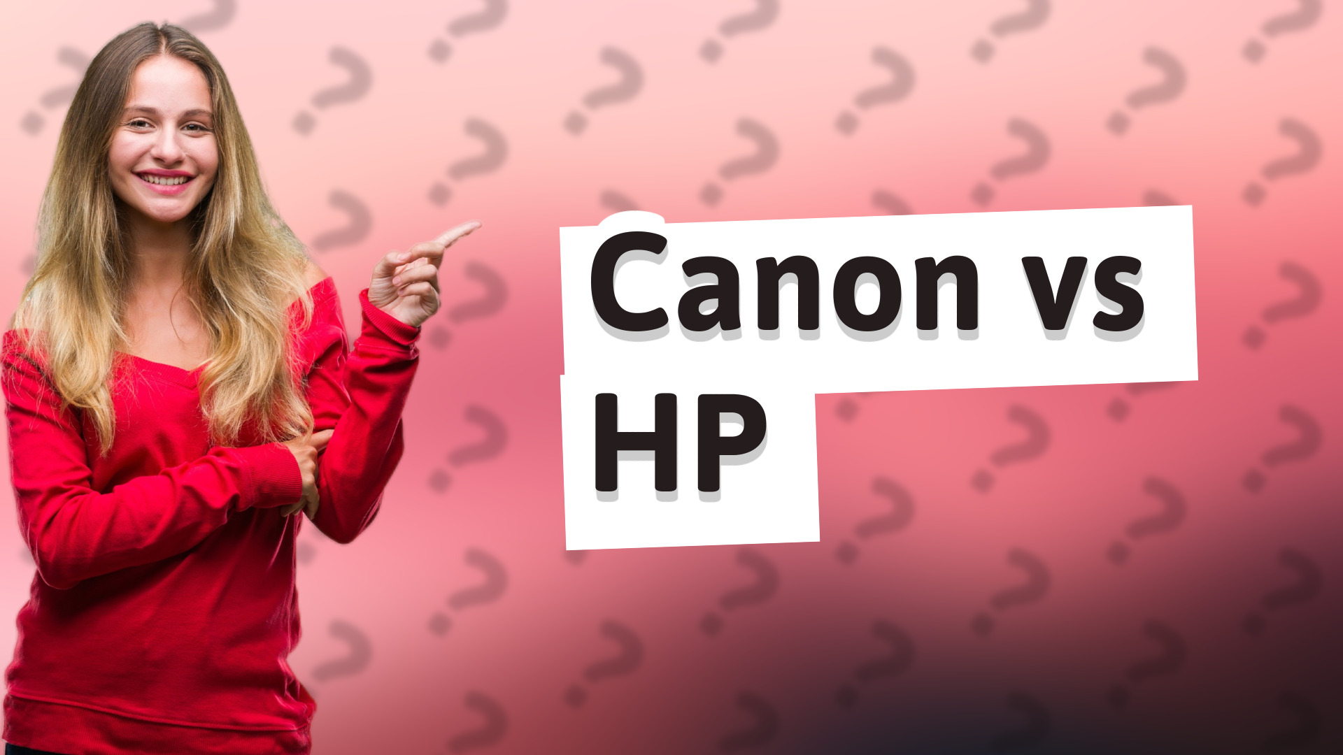 Canon vs HP