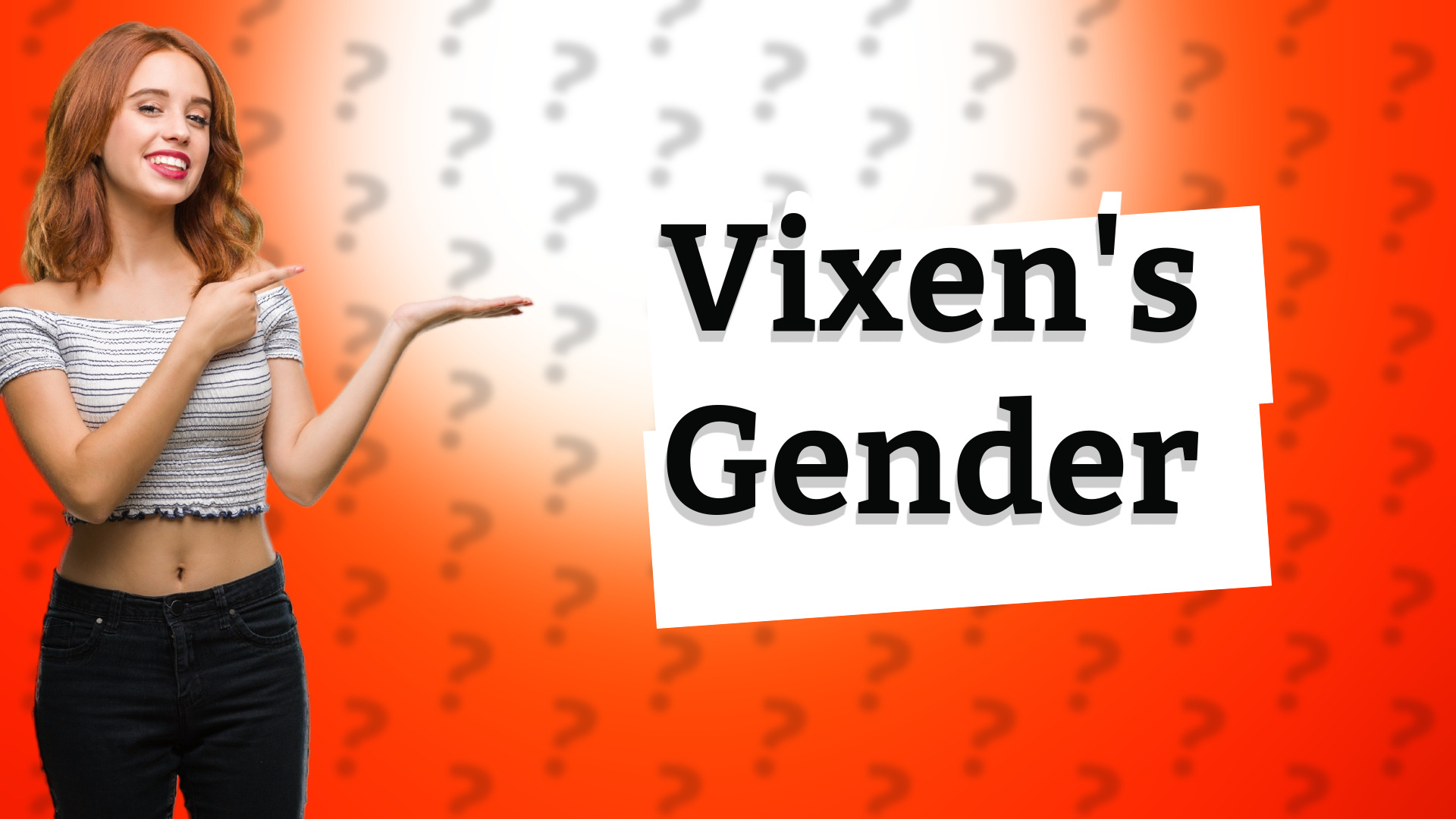 Vixen's Gender