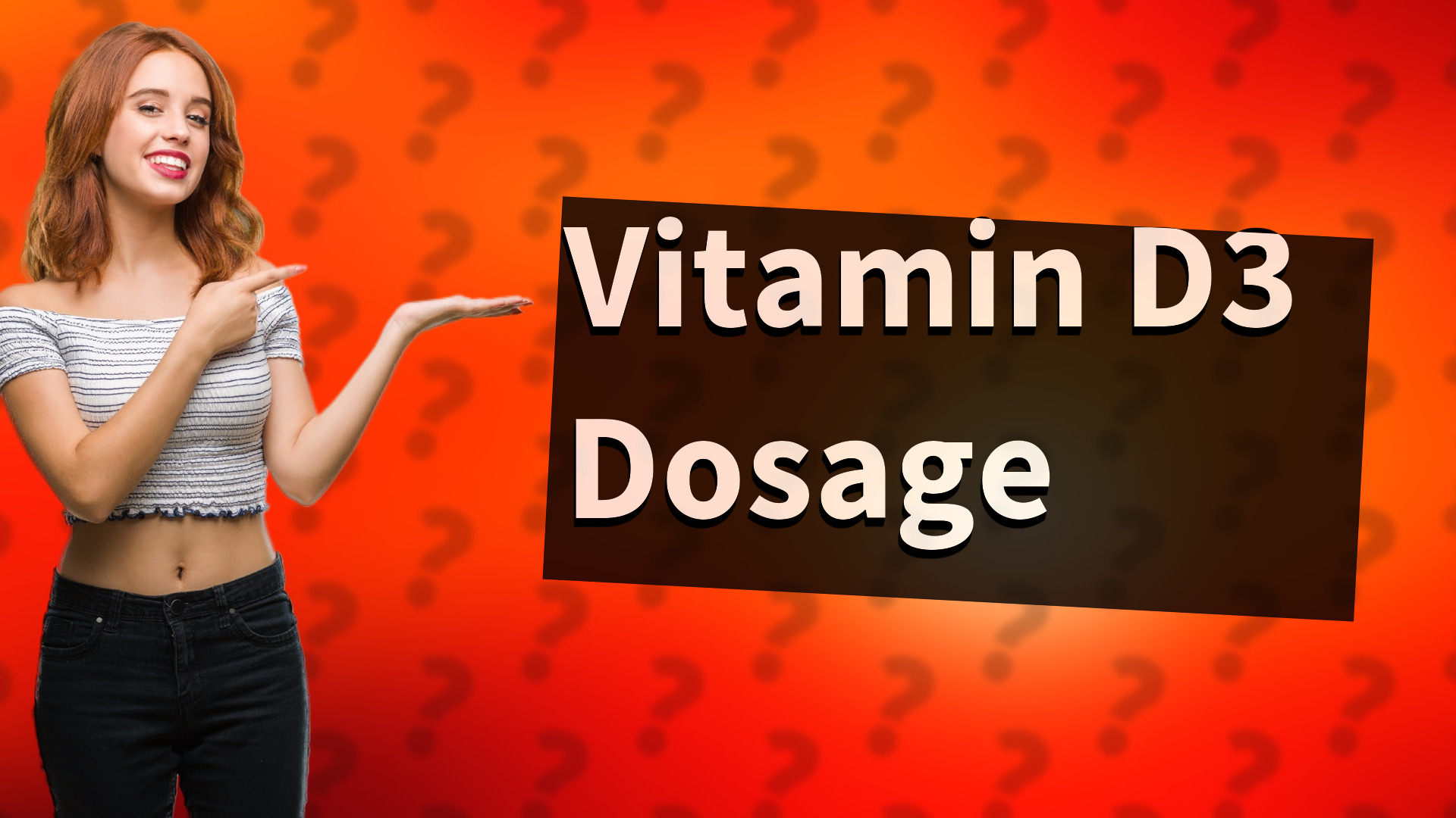 Vitamin D3 Dosage