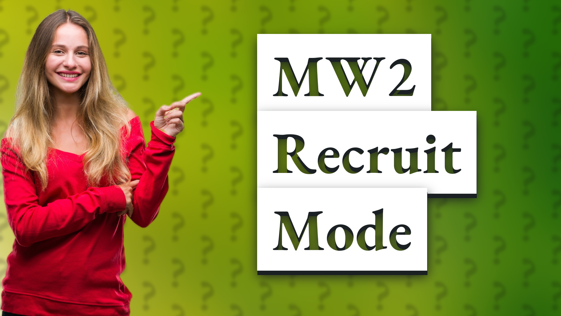 MW2 Recruit Mode