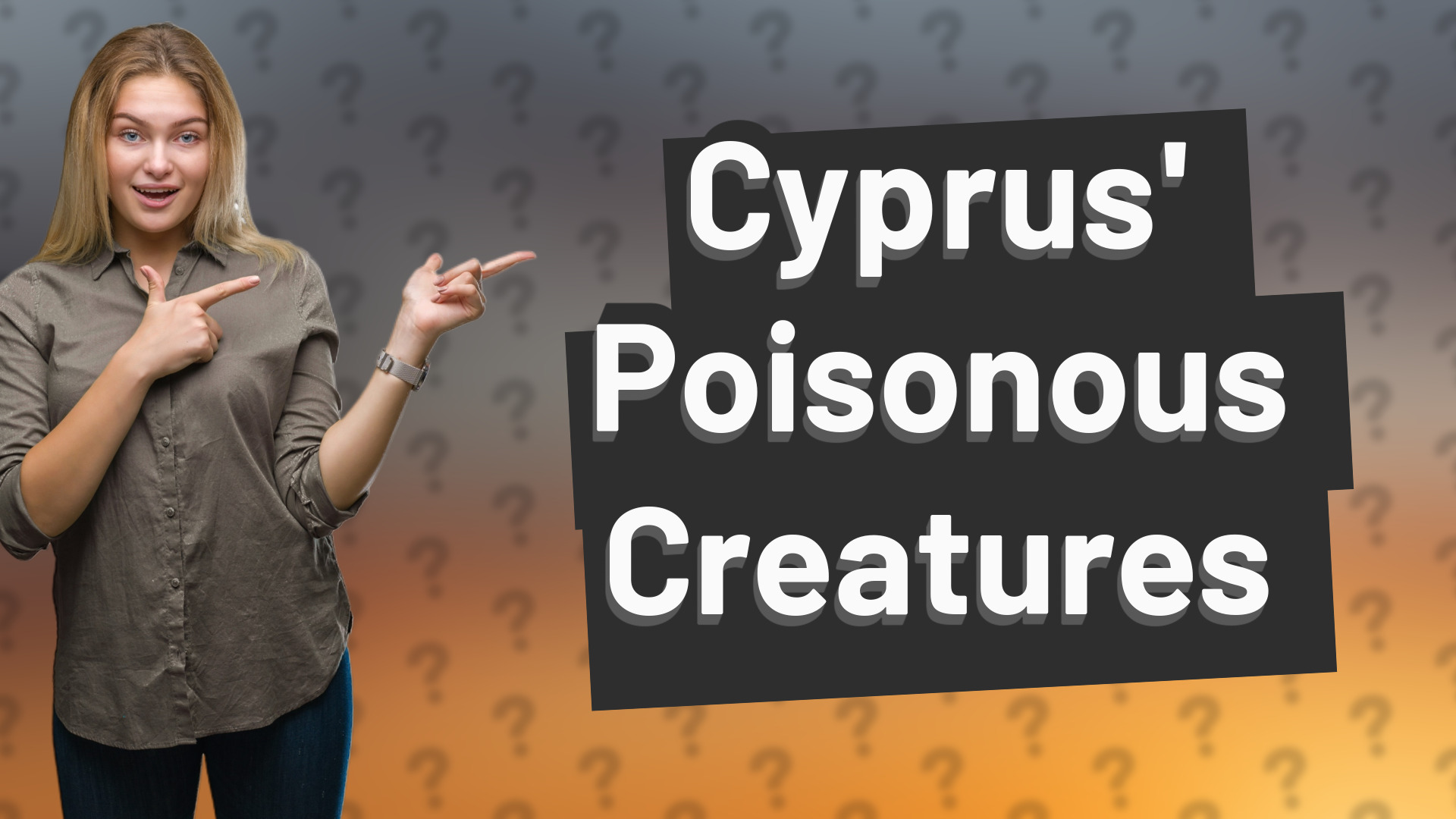 Cyprus' Poisonous Creatures
