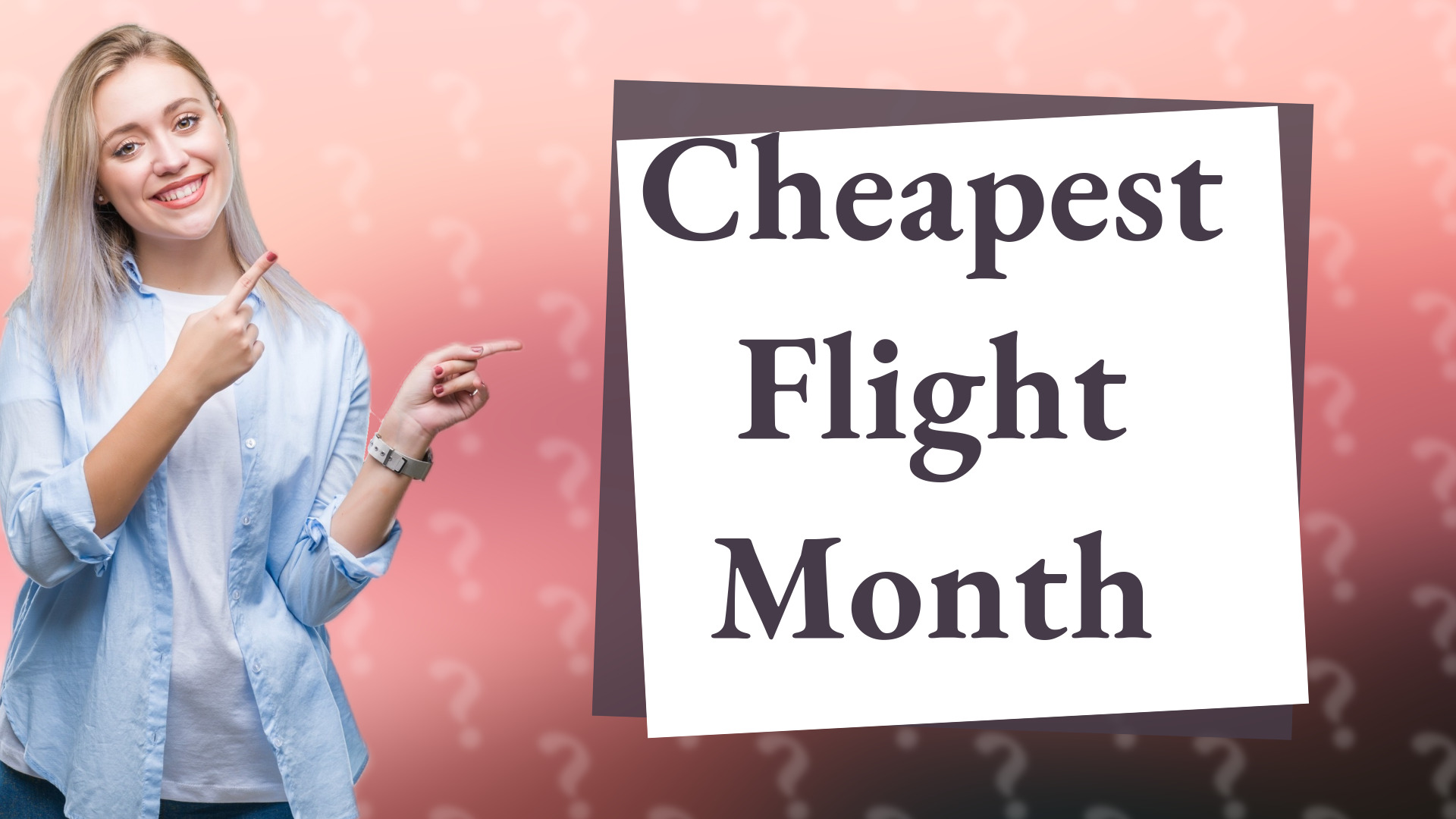 Cheapest Flight Month
