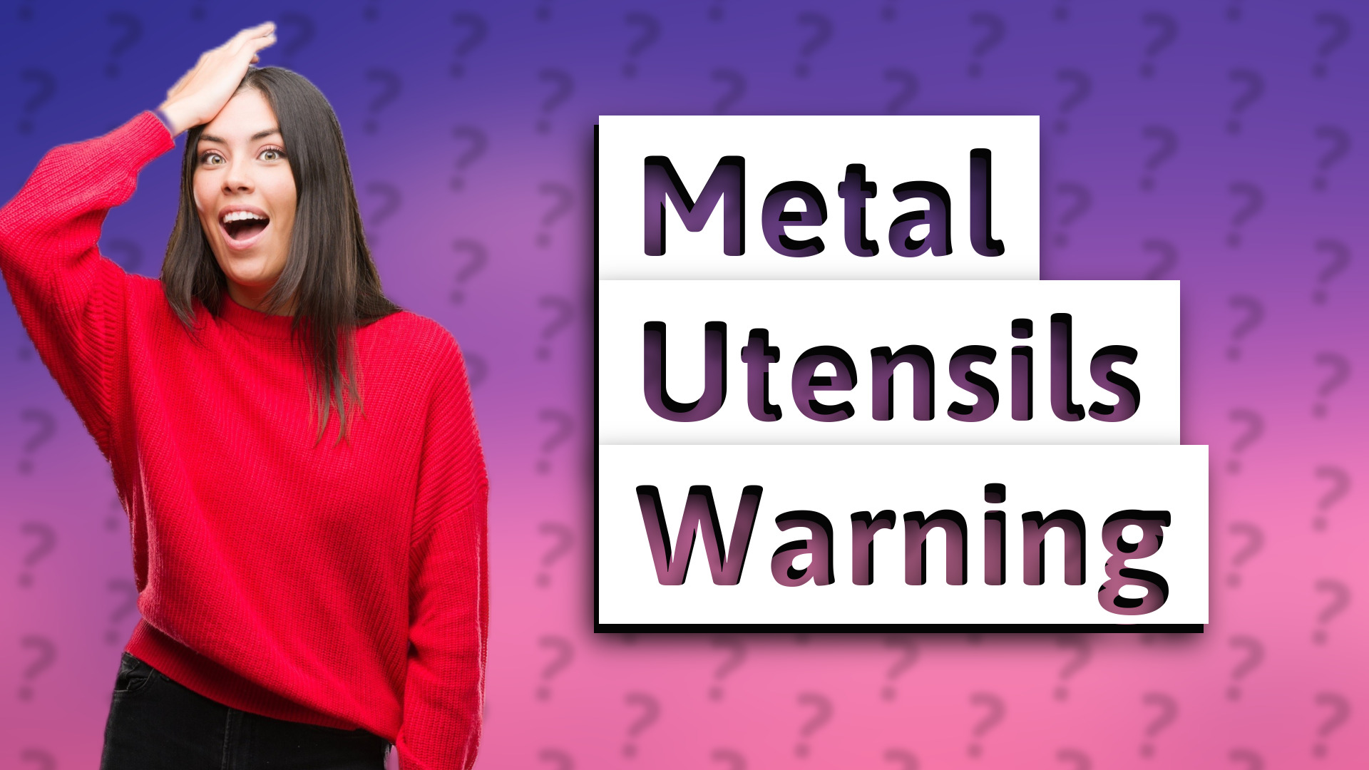 Metal Utensils Warning