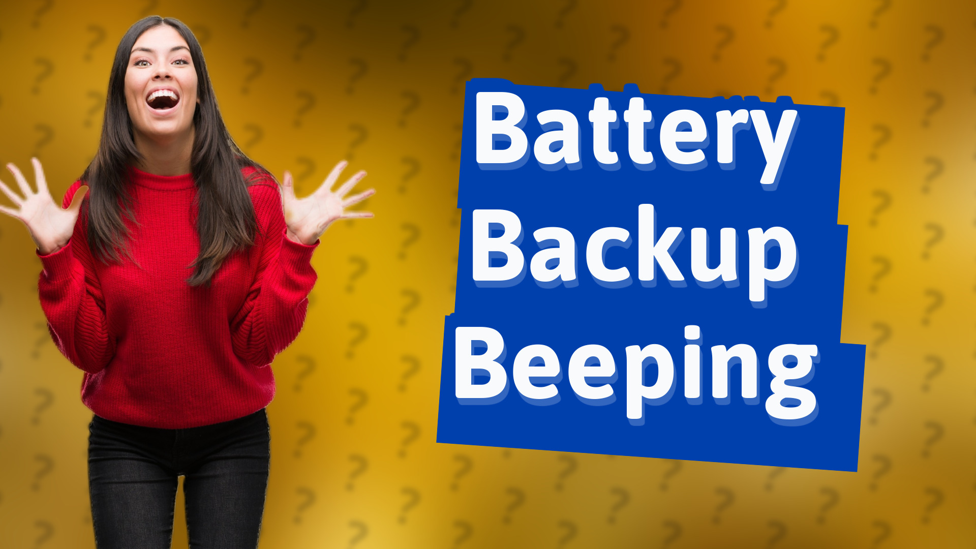 Battery Backup Beeping