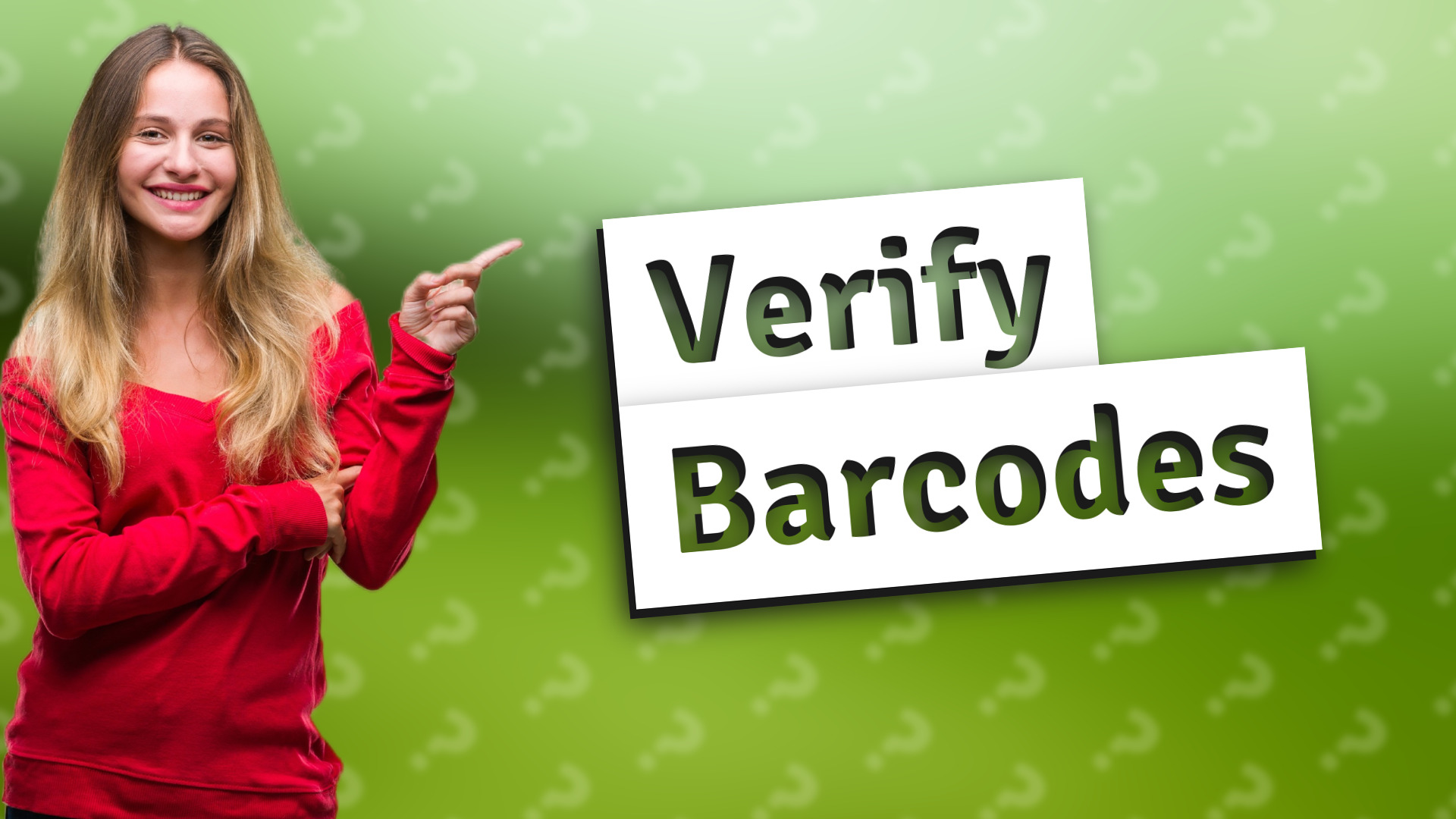 Verify Barcodes