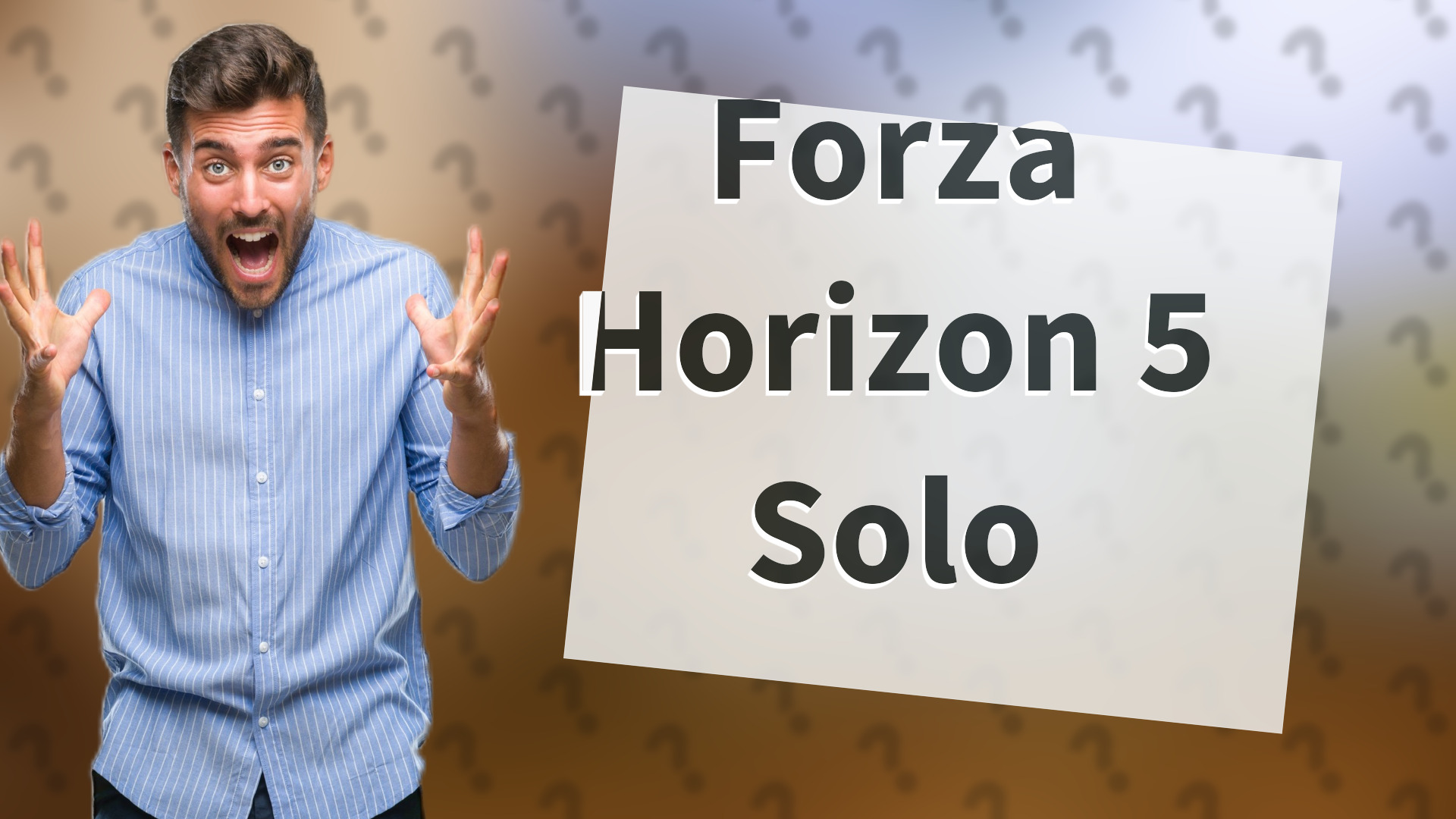Forza Horizon 5 Solo