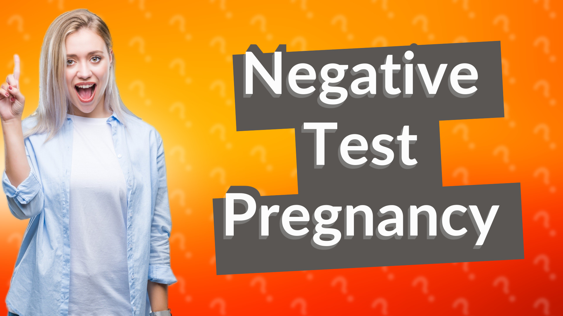 Negative Test Pregnancy