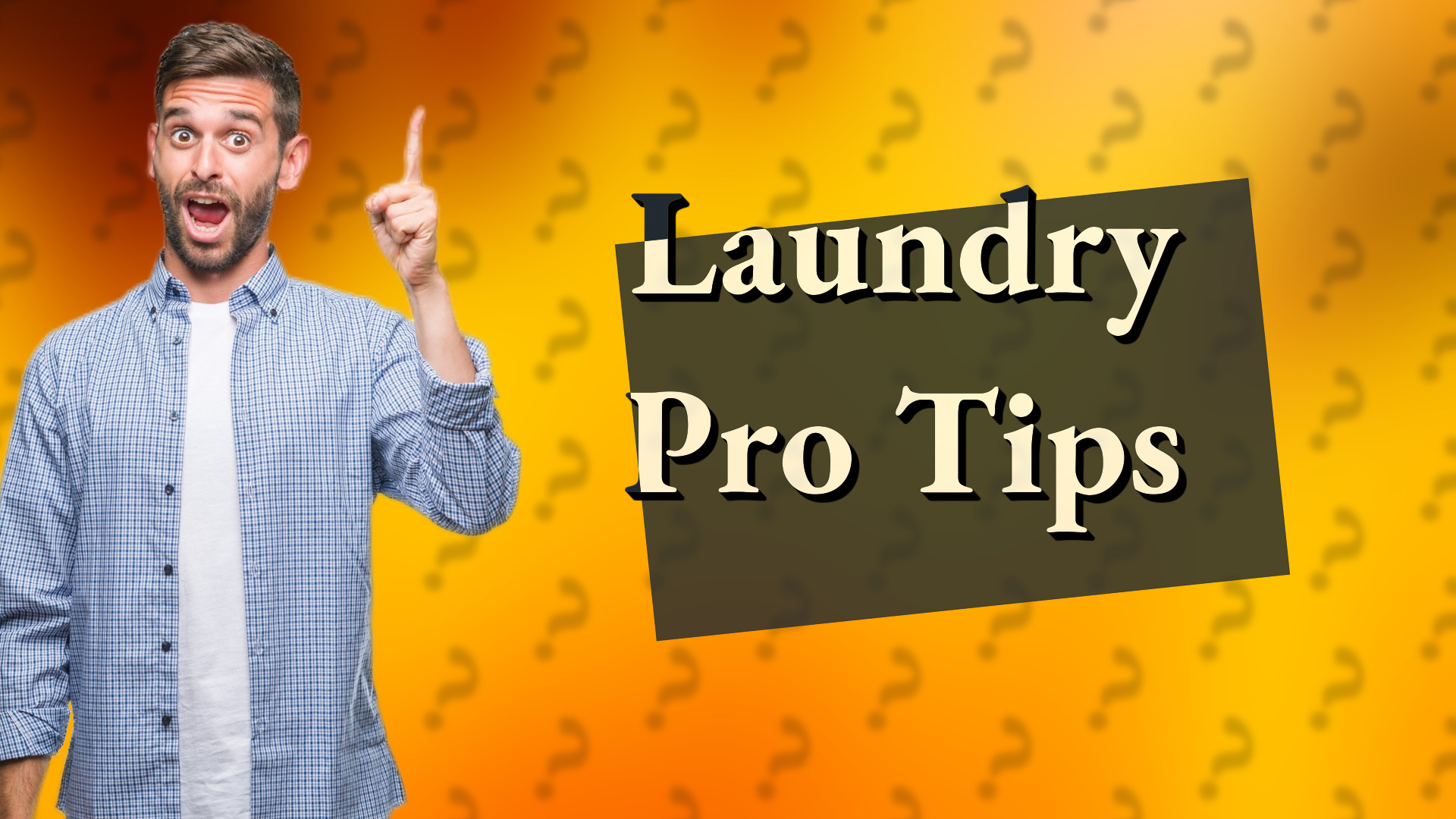 Laundry Pro Tips