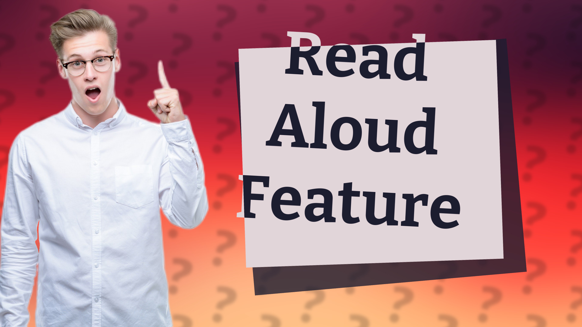 Read Aloud Feature